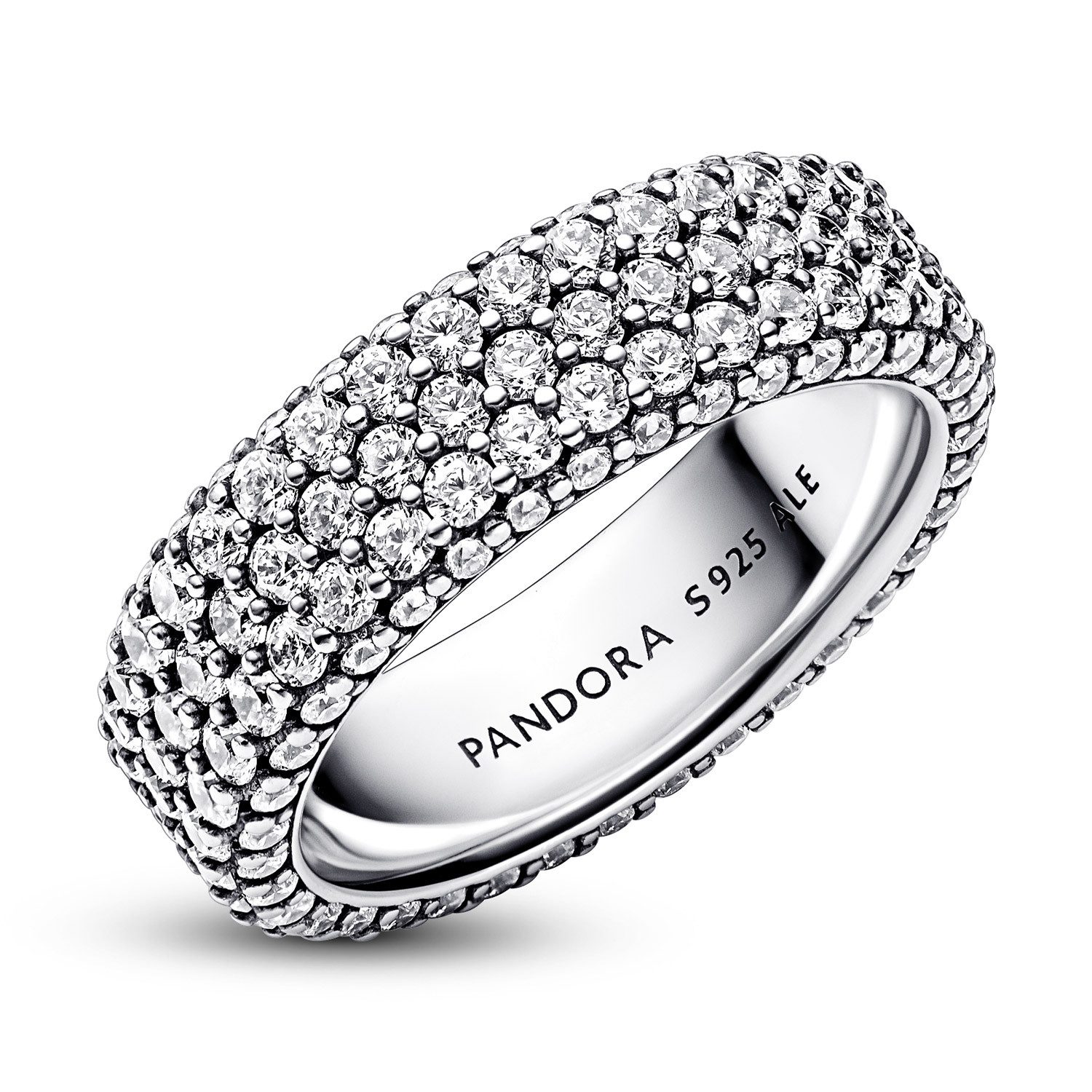 Pandora Silberring Silberring für Zeitloses Pavé