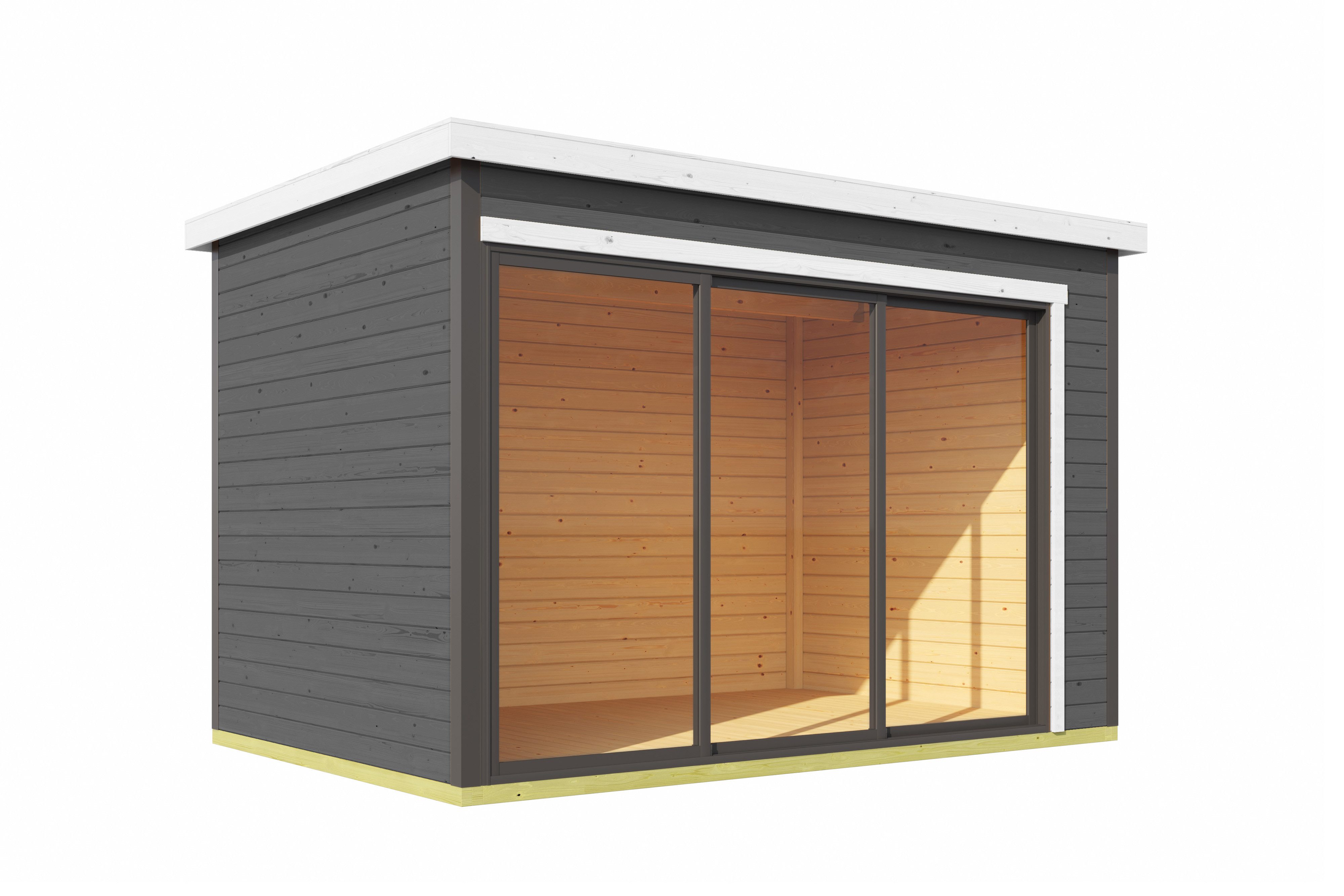 Nordic Holz Gartenhaus AUSTIN 3, BxT: 379,6x259,6 cm