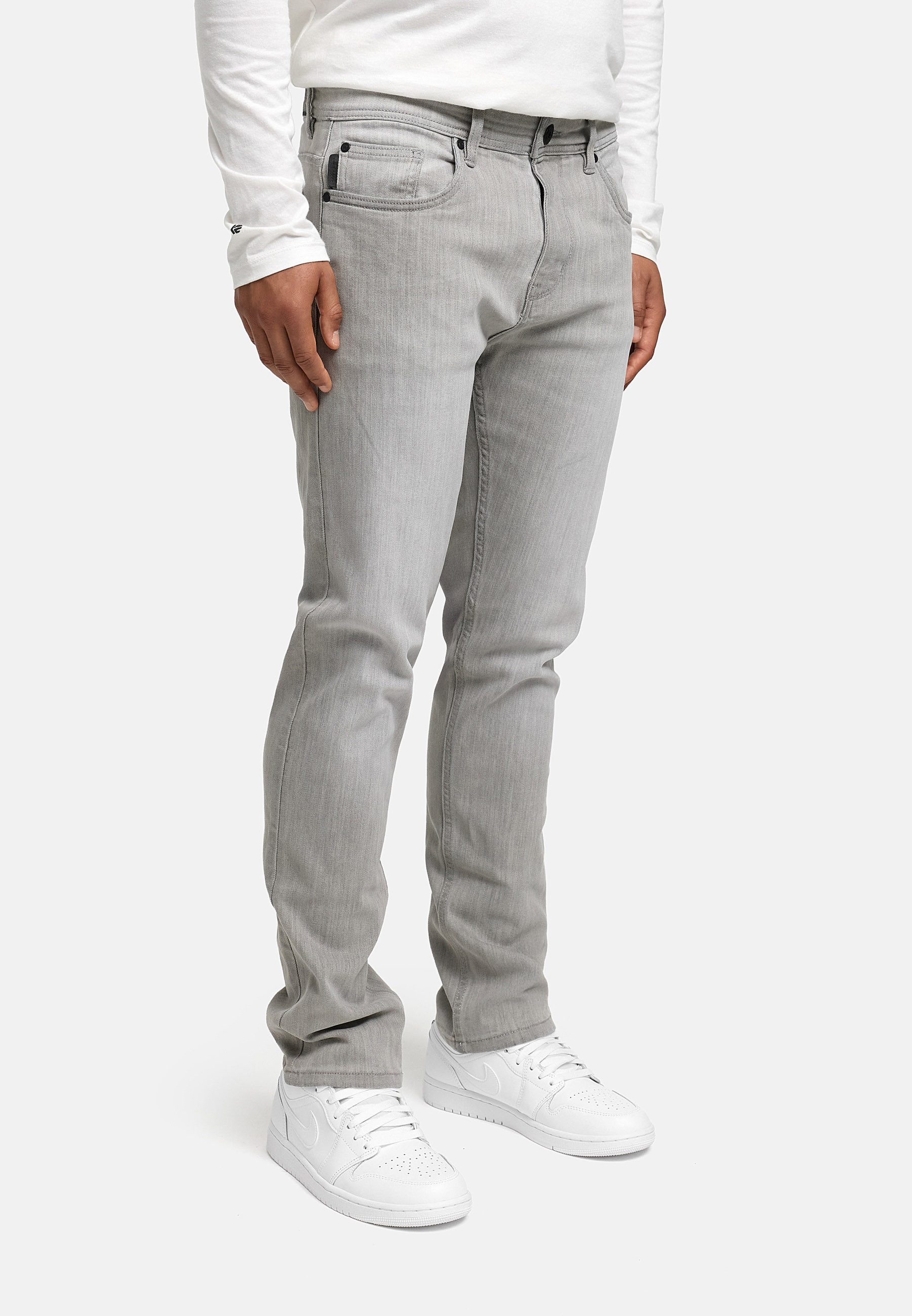 Indicode Regular-fit-Jeans Herren INValoy Jeanshose mit Stretch aus Baumwolle Bequeme Jeanshose in Regular Fit mit Stretch-Anteil für hohen Komfort
