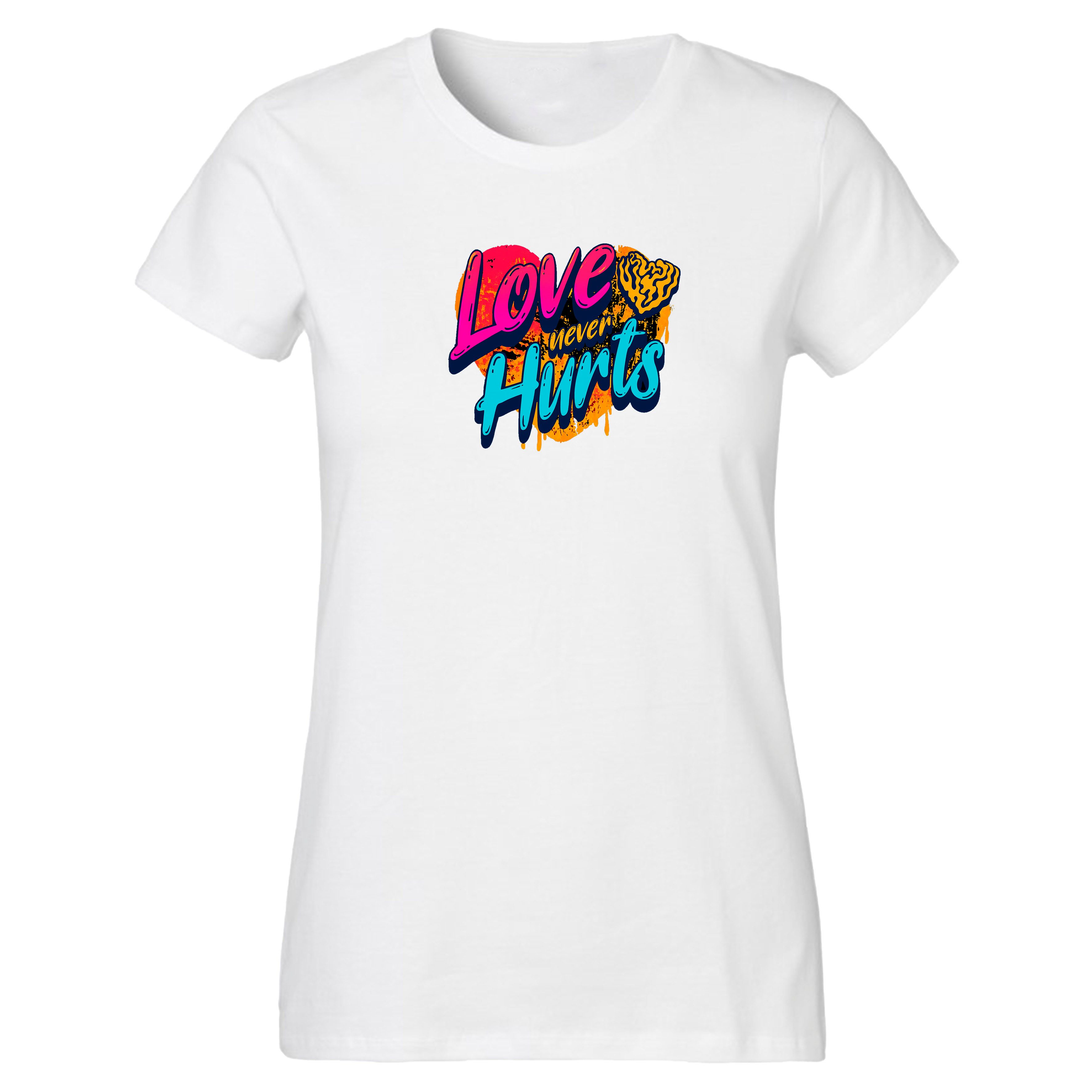 Banco T-Shirt Damen Kurzarm Rundhals Sommer Love Liebe Herz Hochwertiger Pr günstig online kaufen