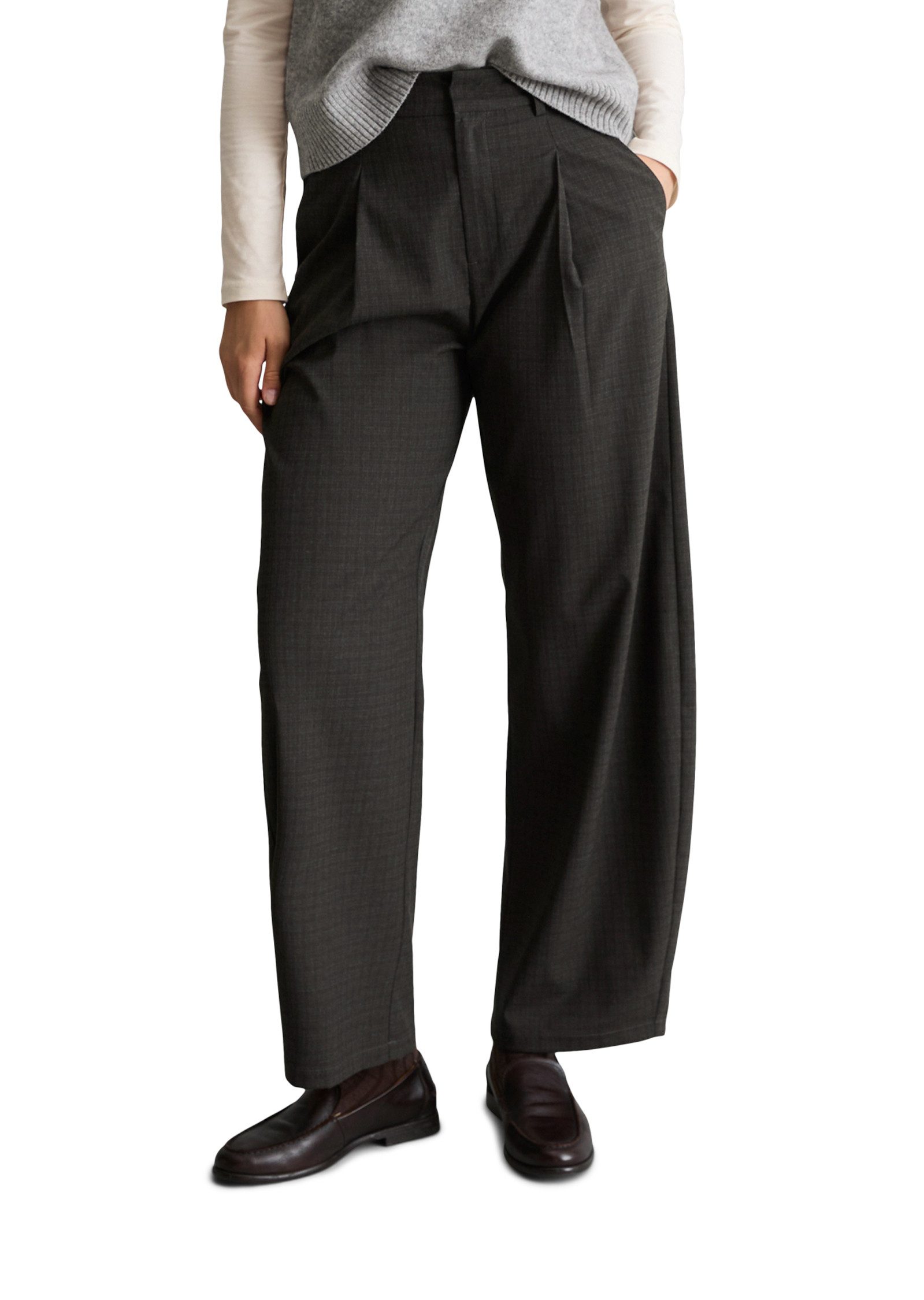 Marc O'Polo DENIM Chinohose aus weichem Material-Mix