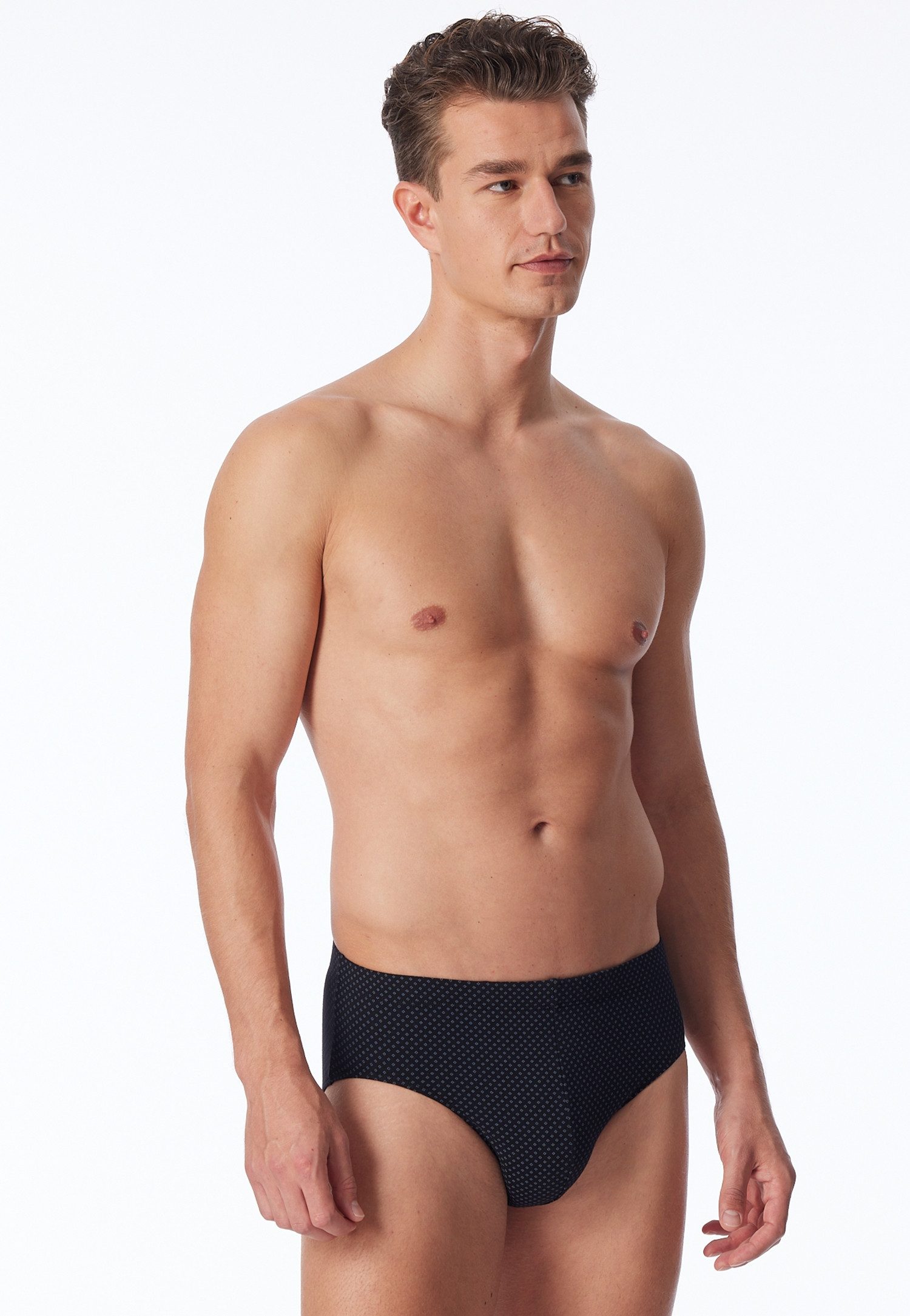Schiesser Minislip Cotton Casual ohne Eingriff, gemustert