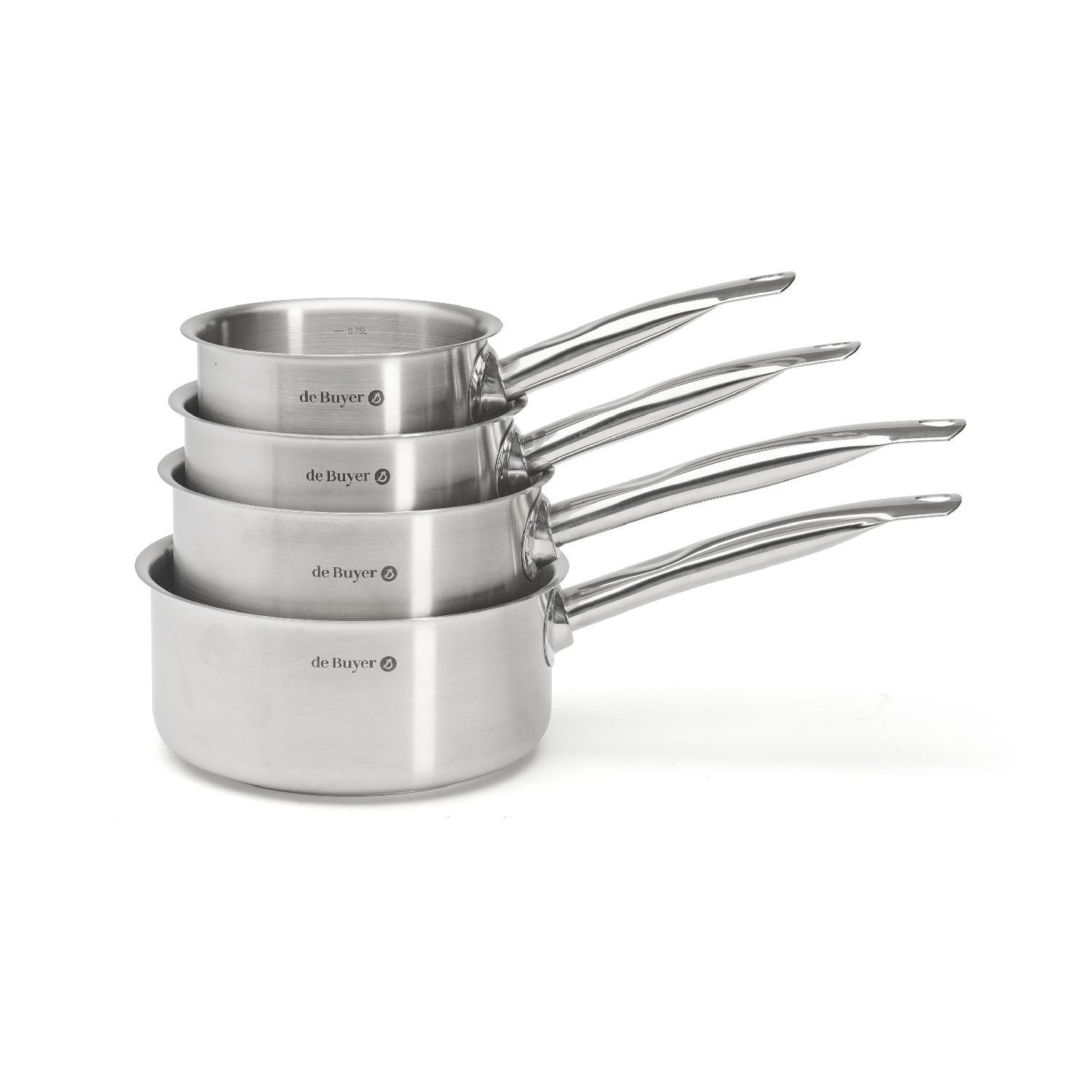 de Buyer Topf-Set De Buyer 4 STIELKASSEROLLEN 14-16-18-20 CM PRIM APPETY