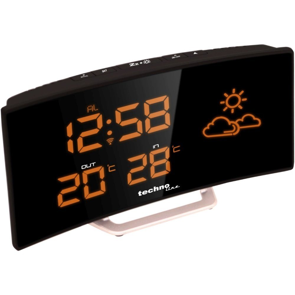 technoline WS 6832 - Wetterstation - schwarz/silber Wetterstation