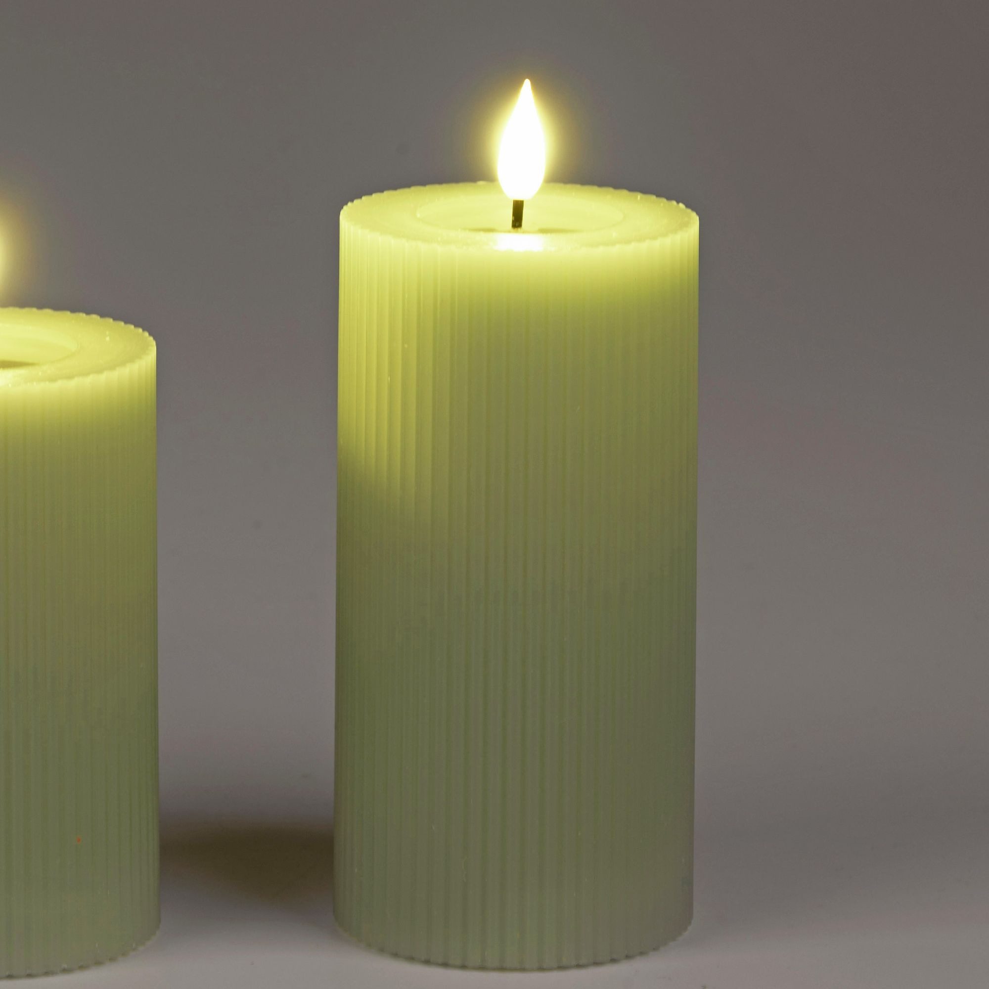 formano LED-Kerze Streifen, mit Timerfunktion, Grün, günstig online kaufen