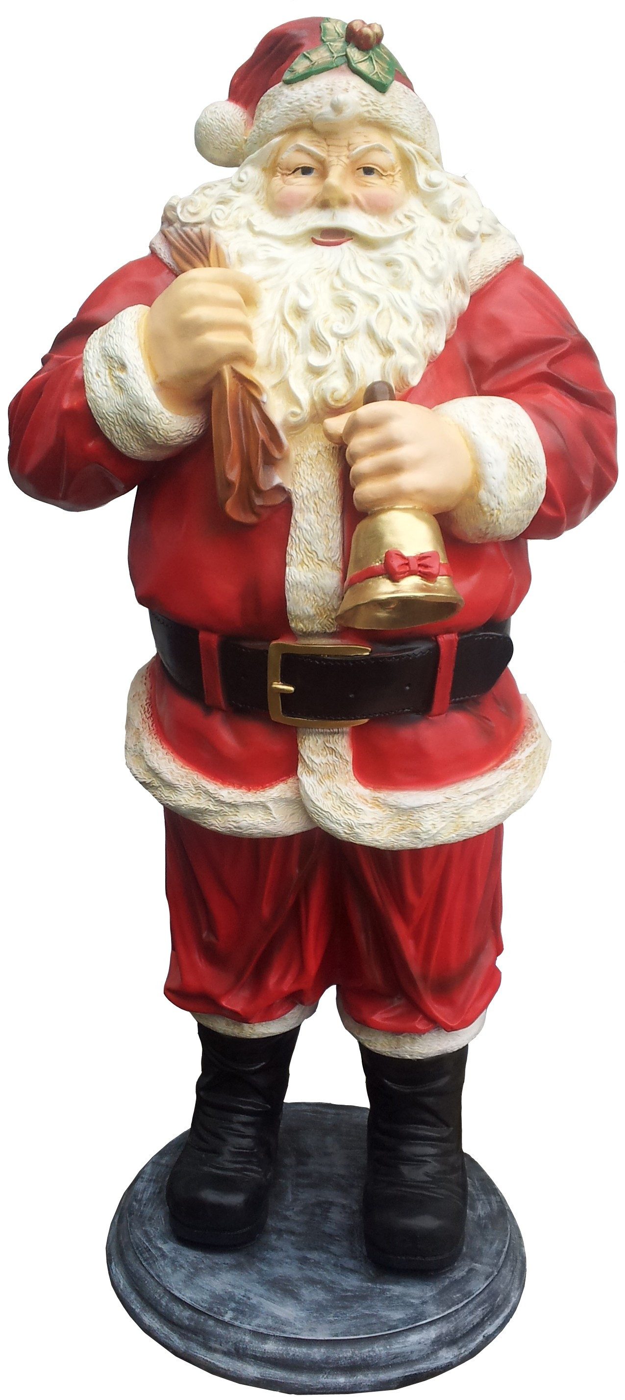 Dekofigur Weihnachtsmann 185cm hoch Dekorationsfigur - Hochwertiger