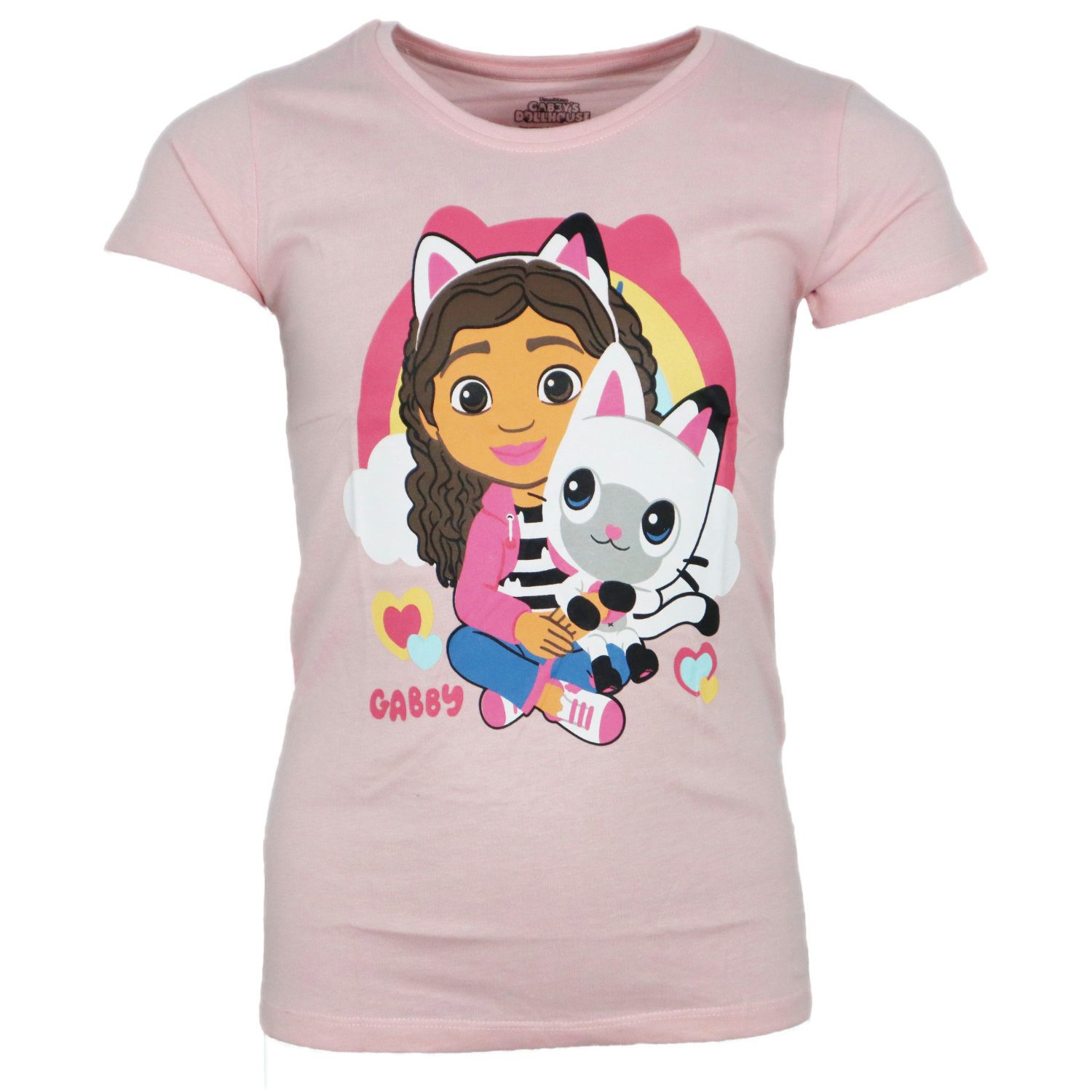 Gabby's Dollhouse Print-Shirt Gabbys Dollhouse Mädchen Kinder T-Shirt Shirt 100% Baumwolle 100% Baumwolle, Gr. 92 bis 128