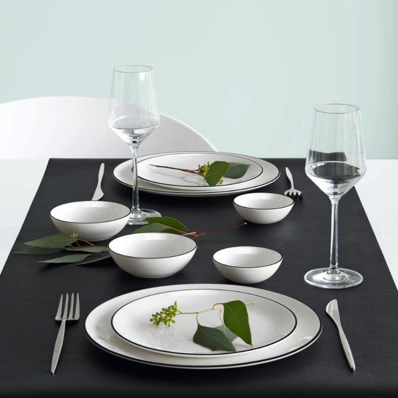 ASA SELECTION Schüssel A Table 15 Porzellan, Ligne Bone Noire, cm China