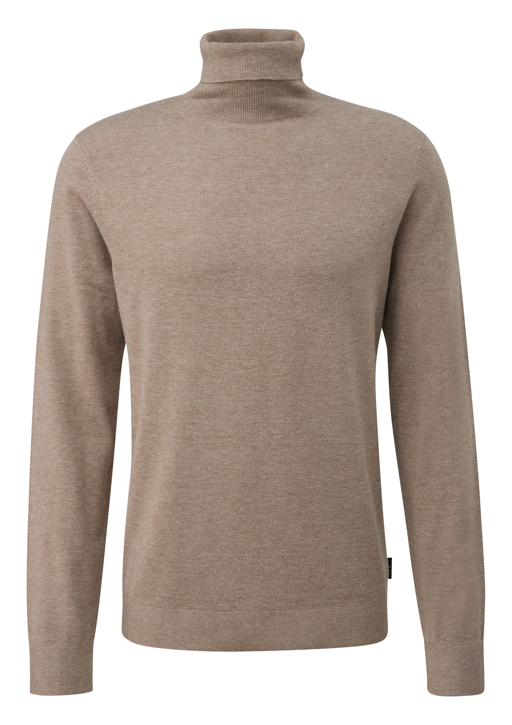 QS Longpullover Strickpullover Rollkragenpullover günstig online kaufen