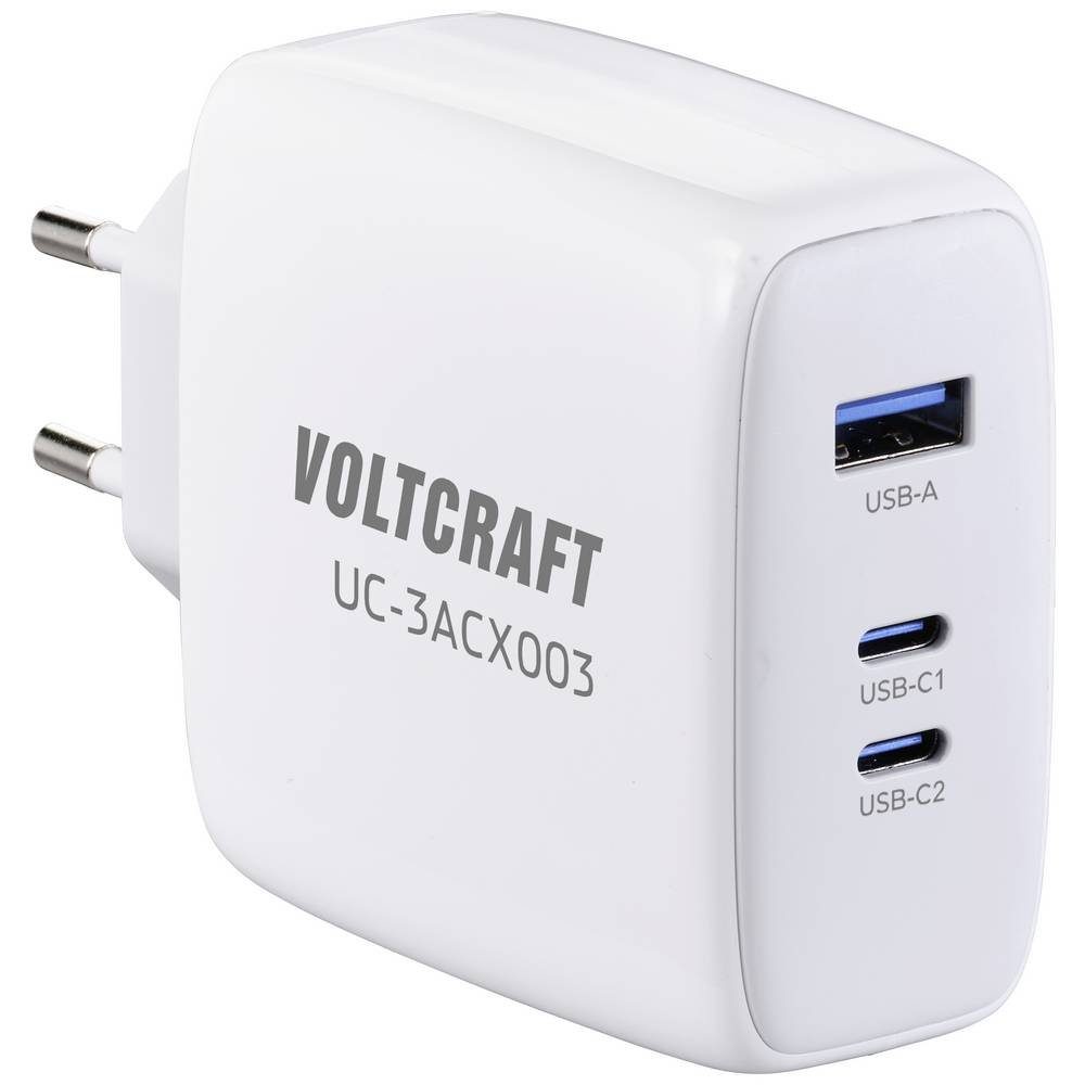 VOLTCRAFT USB-Ladegerät 120W mit Unterstützung von PD 3 GaN VC-13079915 USB-Ladegerät (GaN)