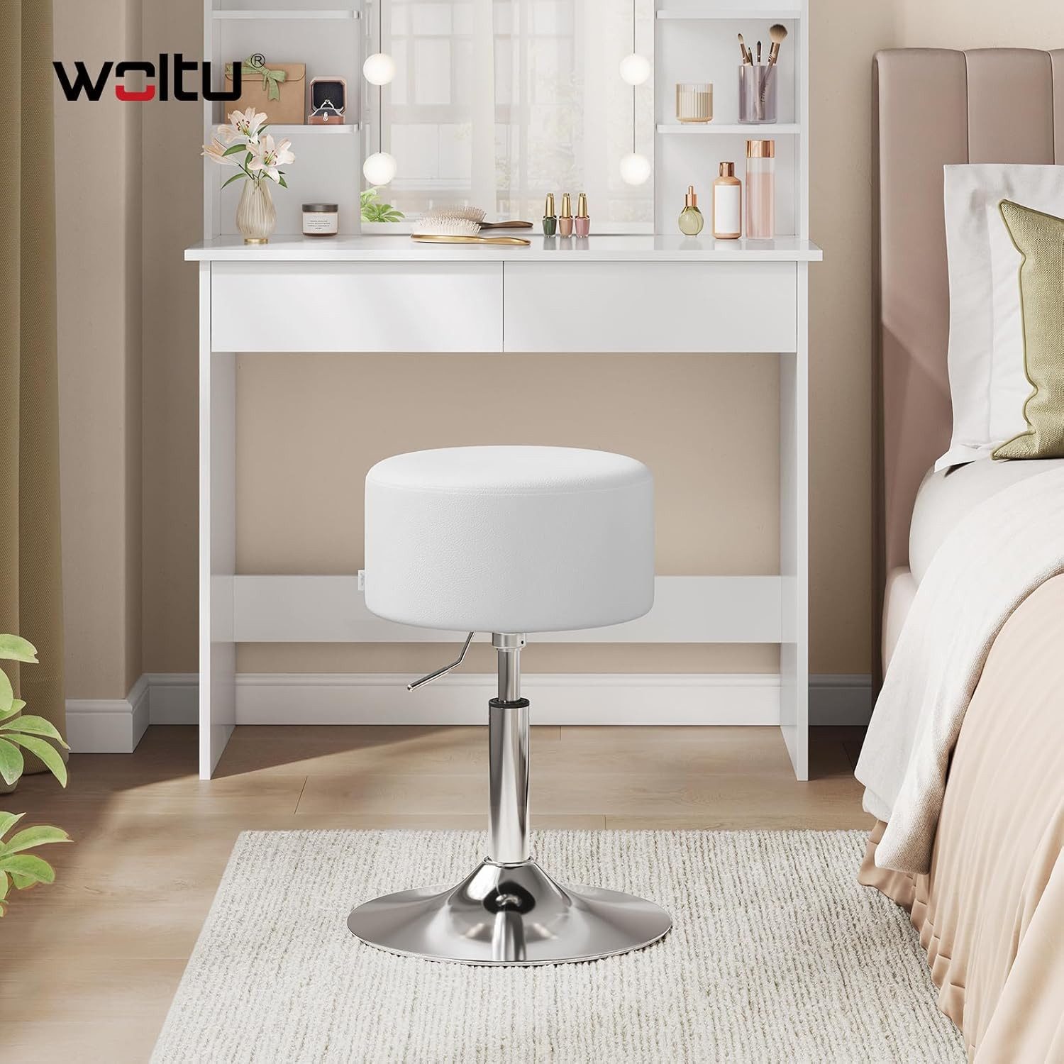 Woltu Drehhocker (2 St), Barstühle höhenverstellbar günstig online kaufen