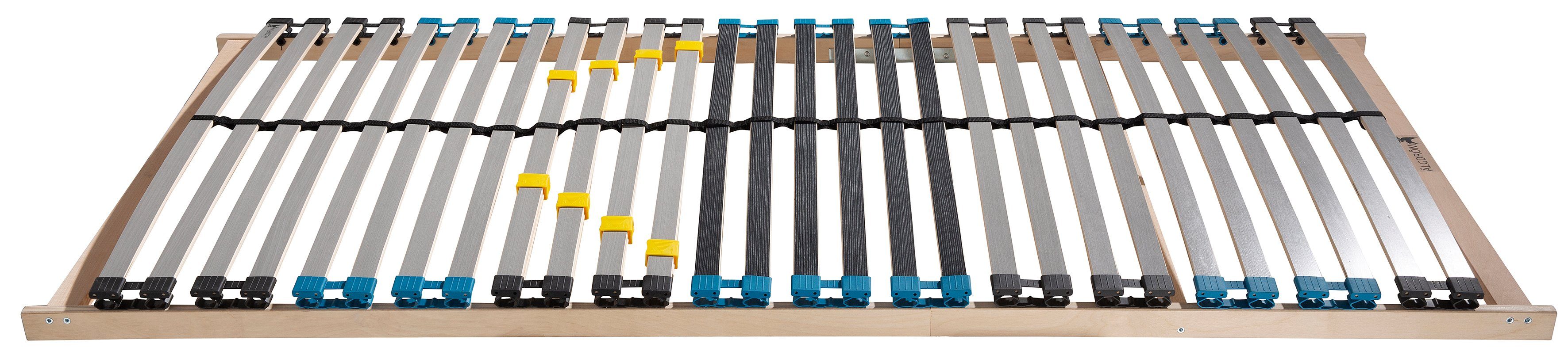 Lattenrost Lattenrost Glomma NV, 90x200, 140x200 cm und weiteren Größen, Älgdröm, Kopfteil nicht verstellbar, Fußteil nicht verstellbar, Lattenrost für alle Matratzen, & Selbstmontage, langlebig, ergonomisch