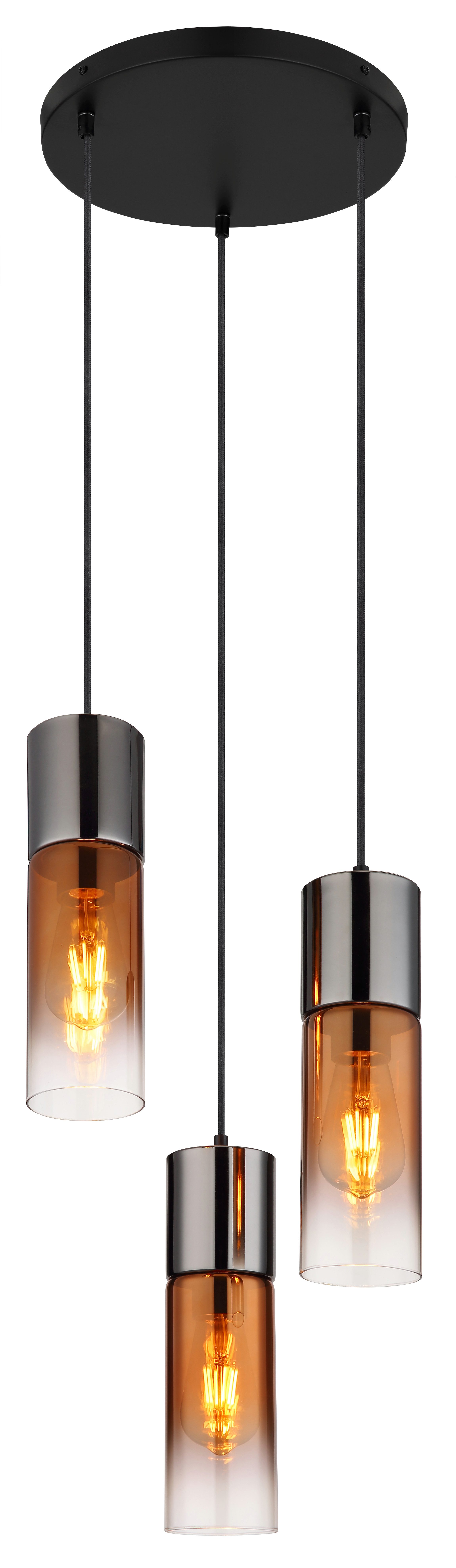GLOBO LIGHTING Hängeleuchte ANNIKA, ohne Leuchtmittel, Hängelampe Esszimmer-Leuchte Esstischleuchte Wohnzimmer
