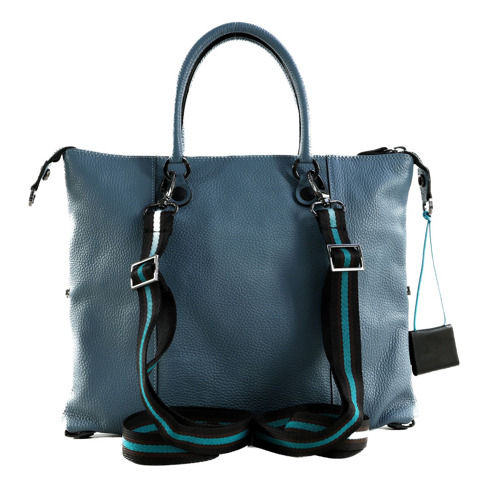 Gabs Schultertasche TG Bull Black Shoulder Bag (Set, 2-tlg), aus echtem Kalbsleder