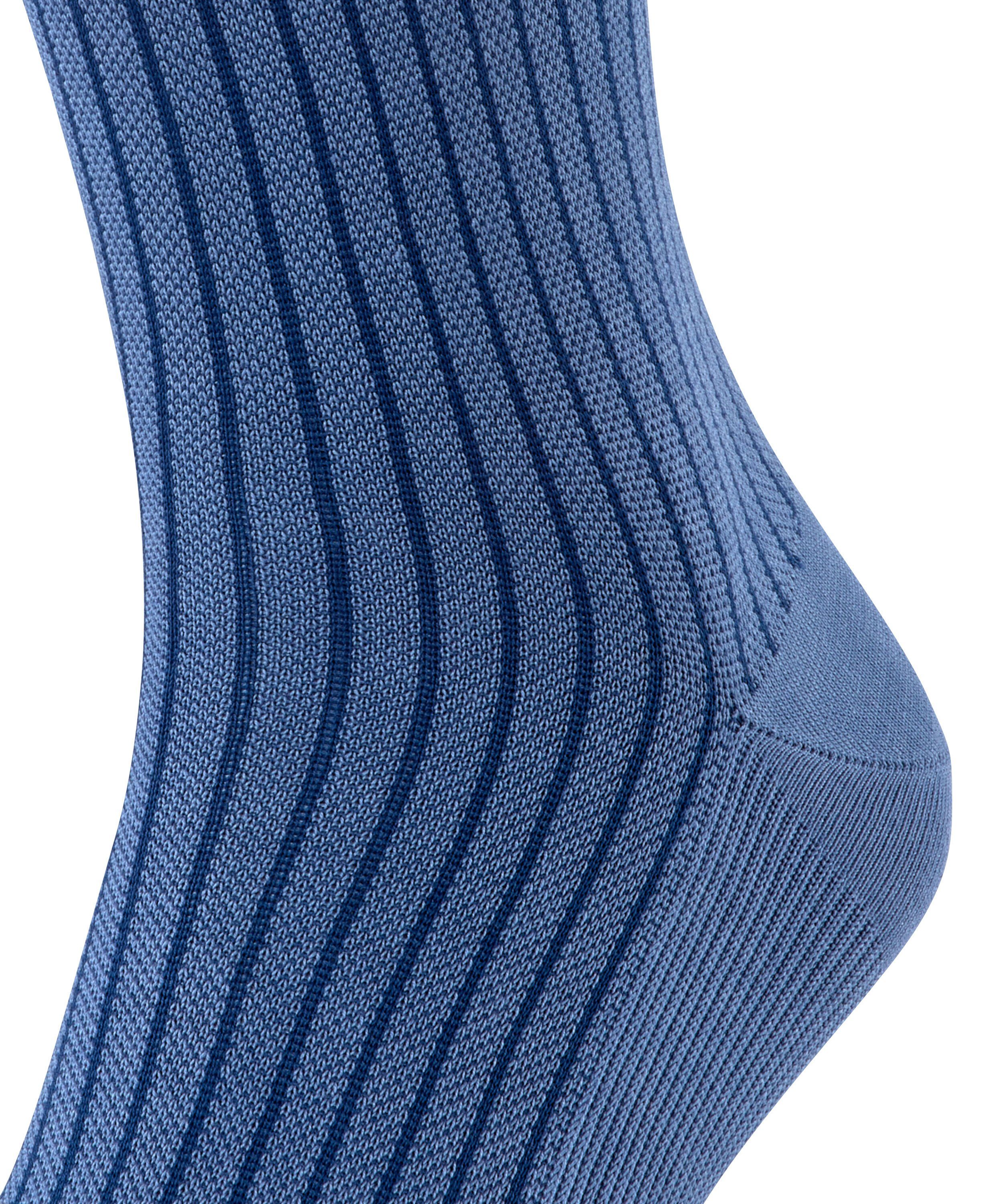 FALKE Socken Oxford (6845) Stripe blue dusty (1-Paar)