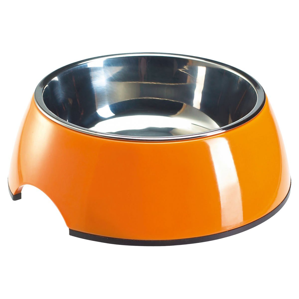 Futternapf Melamin-Napf orange für Katzen