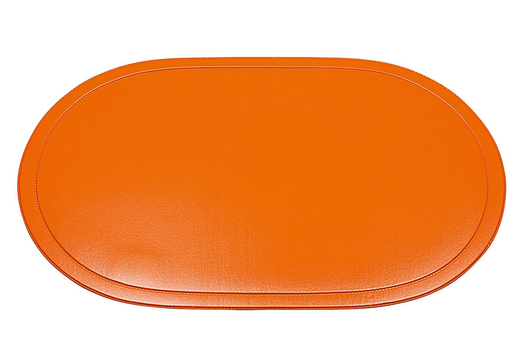 Platzset, Saleen Tischset oval, Saleen, abwaschbar orange
