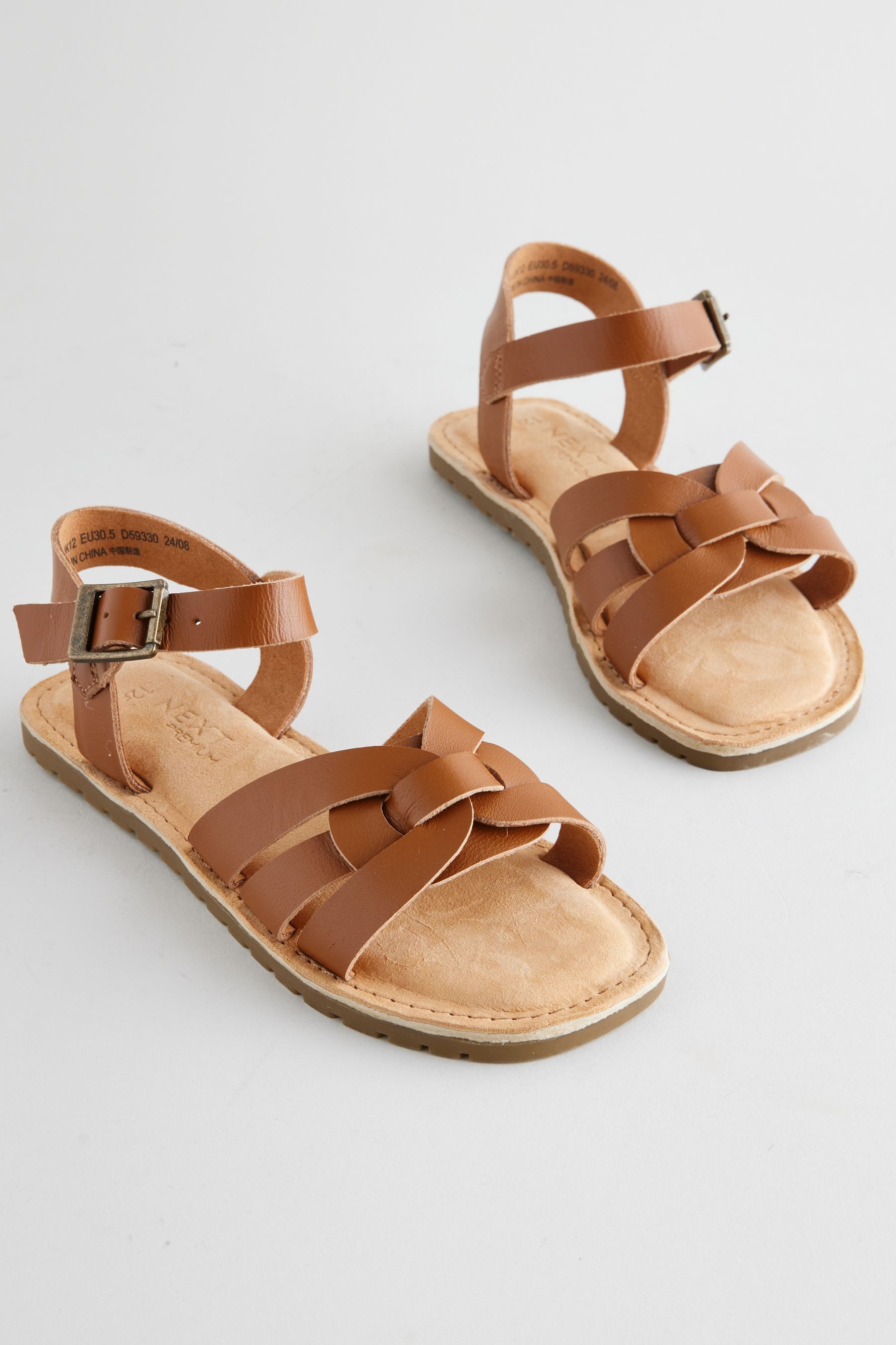 Next Sandalen aus gewebtem Leder Sandale günstig online kaufen