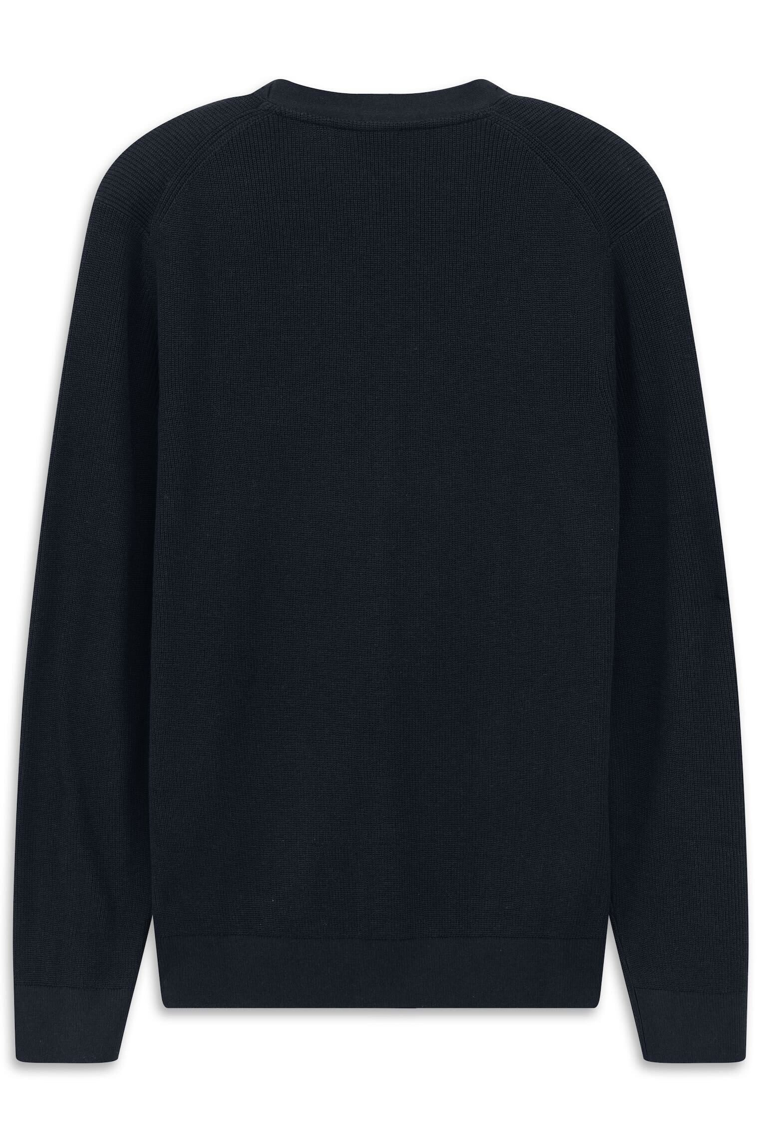 bugatti Cardigan Regular Fit mit einer Ribstruktur