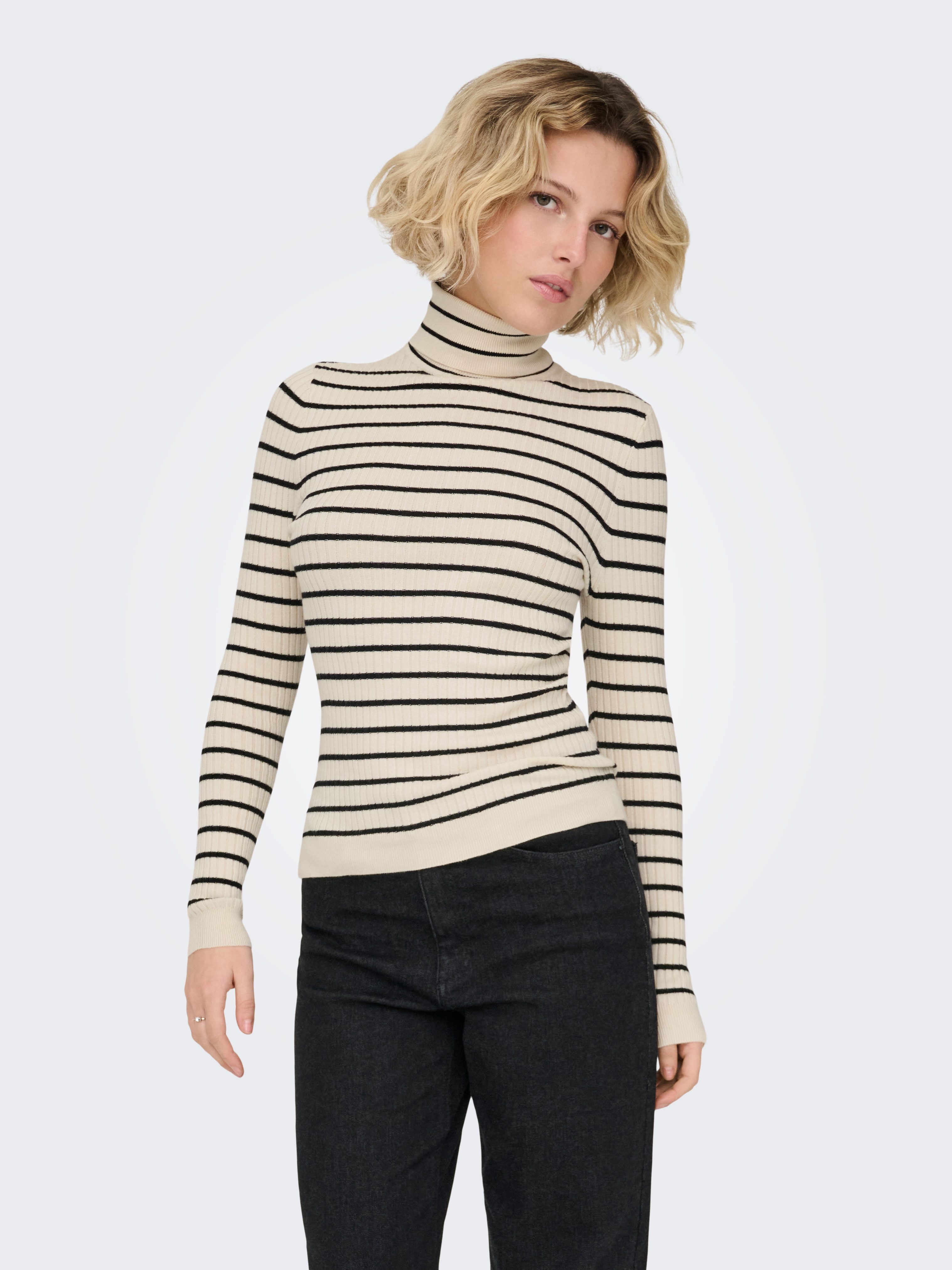 ONLY Rollkragenpullover ONLKAROL L/S ROLLNECK PULLOVER KNT NOOS Viskosemischung