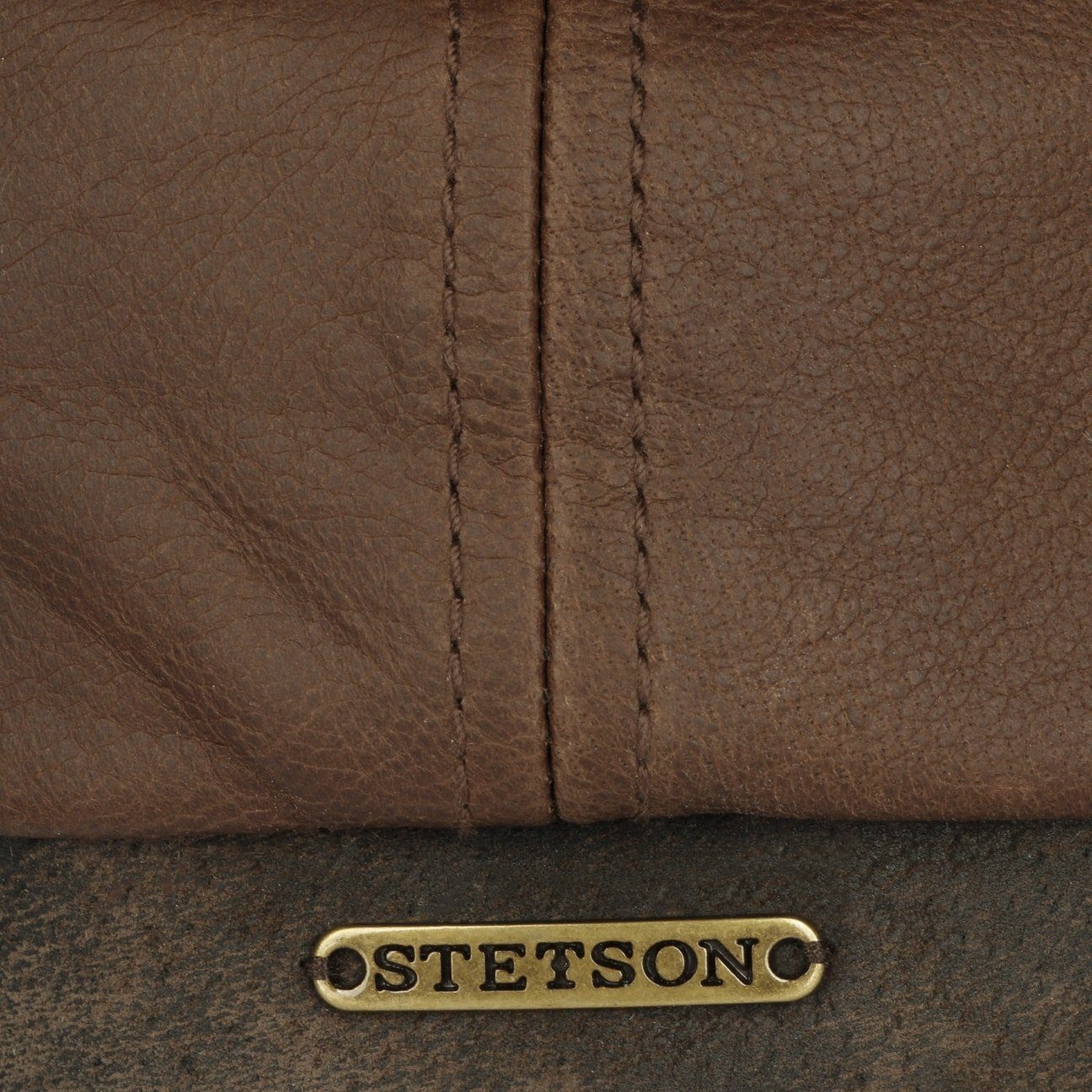 Stetson Flat Cap (1-St) Ledercap mit Schirm