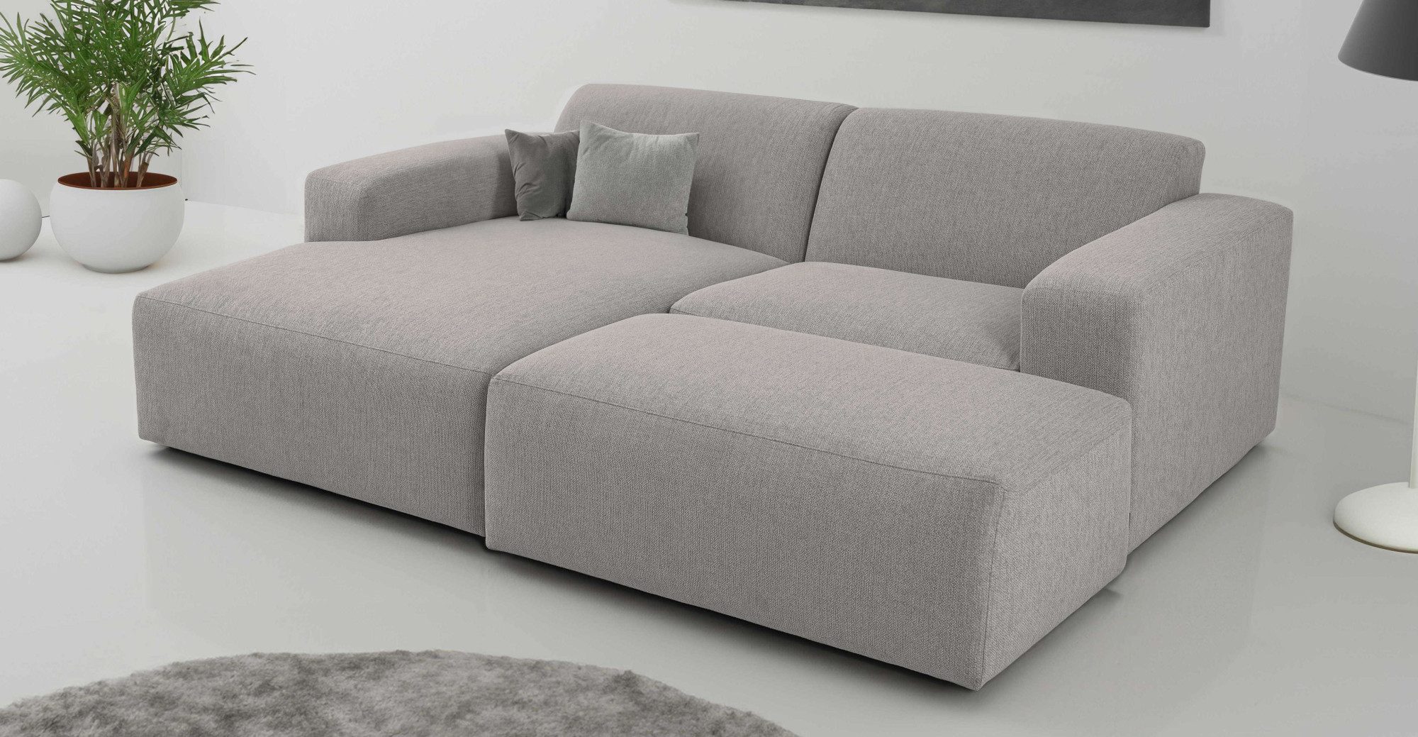 INOSIGN Ecksofa Koa,228cm, L-Form, Modulsofa, Webstoff, günstig online kaufen