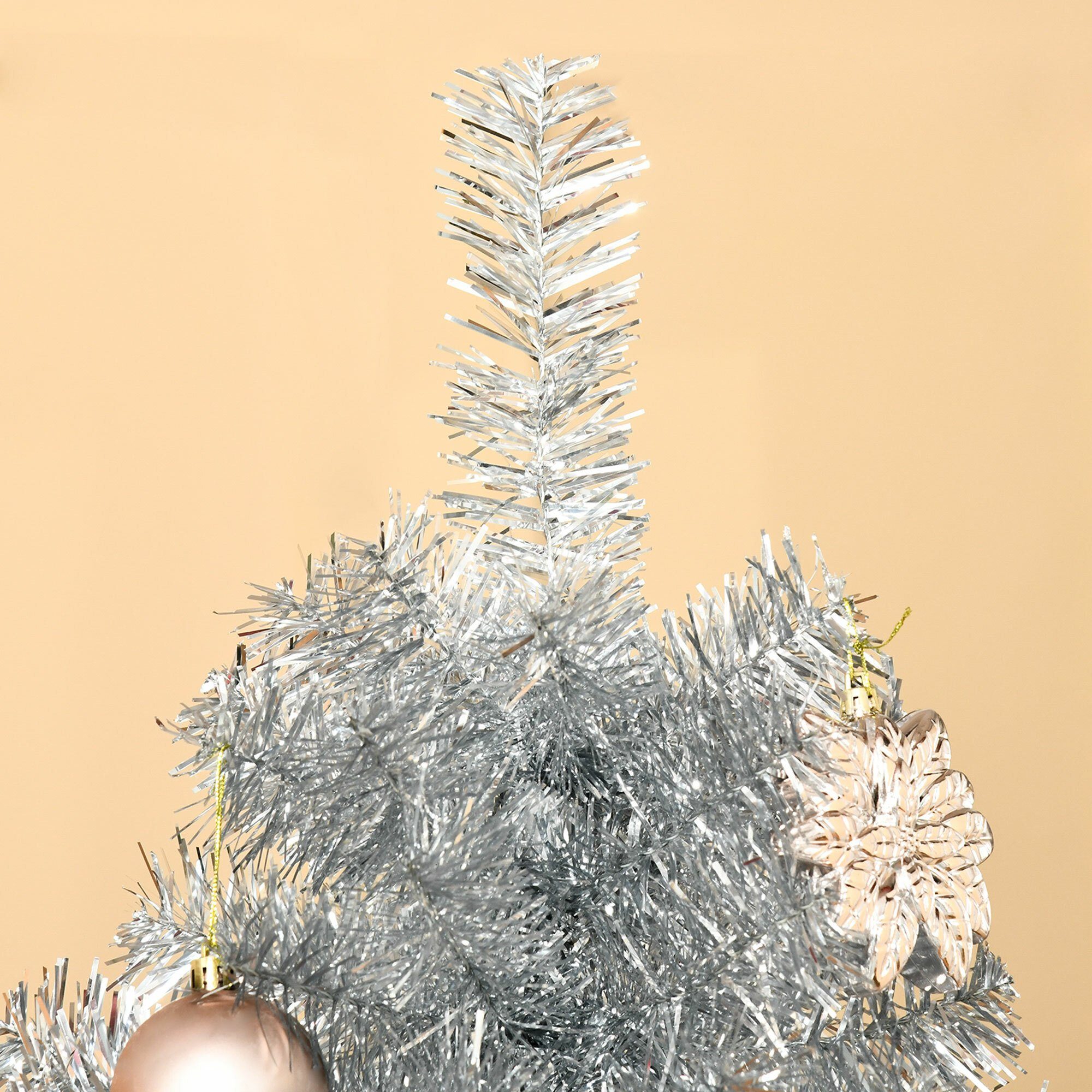HOMCOM Künstlicher Weihnachtsbaum Künstlicher Weihnachtsbaum Sockel mit