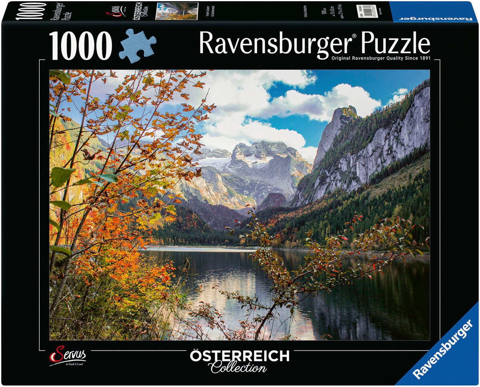 Ravensburger Puzzle Österreich Collection, Vorderer Gosausee, 1000 Puzzlete günstig online kaufen