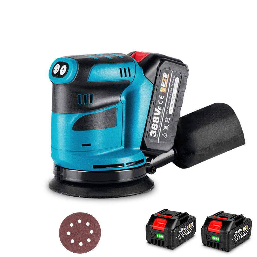 ONEVAN Akku-Exzenterschleifer 125mm Bürstenlos Exenterschleifmaschine Schle günstig online kaufen