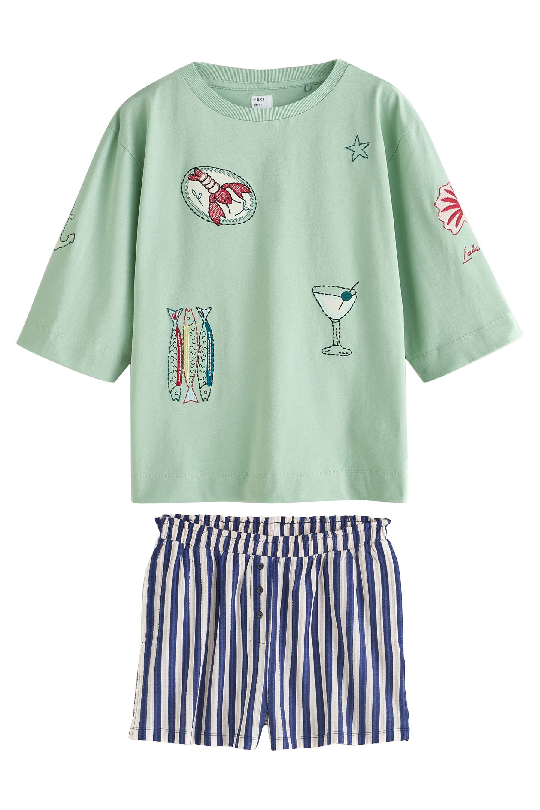 Pyjama Kurzärmeliger Pyjama