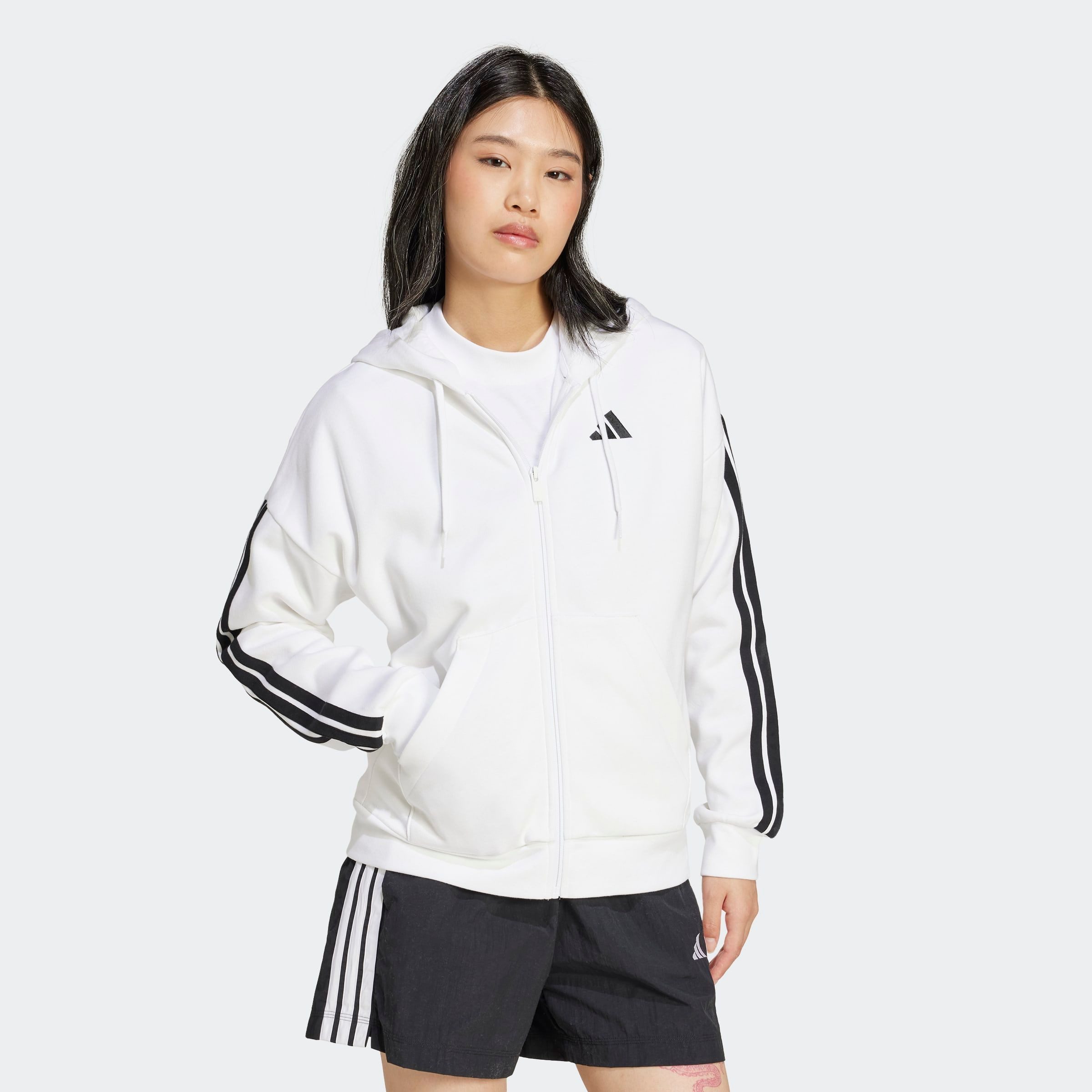 adidas Sportswear Kapuzensweatshirt W 3S FL günstig online kaufen