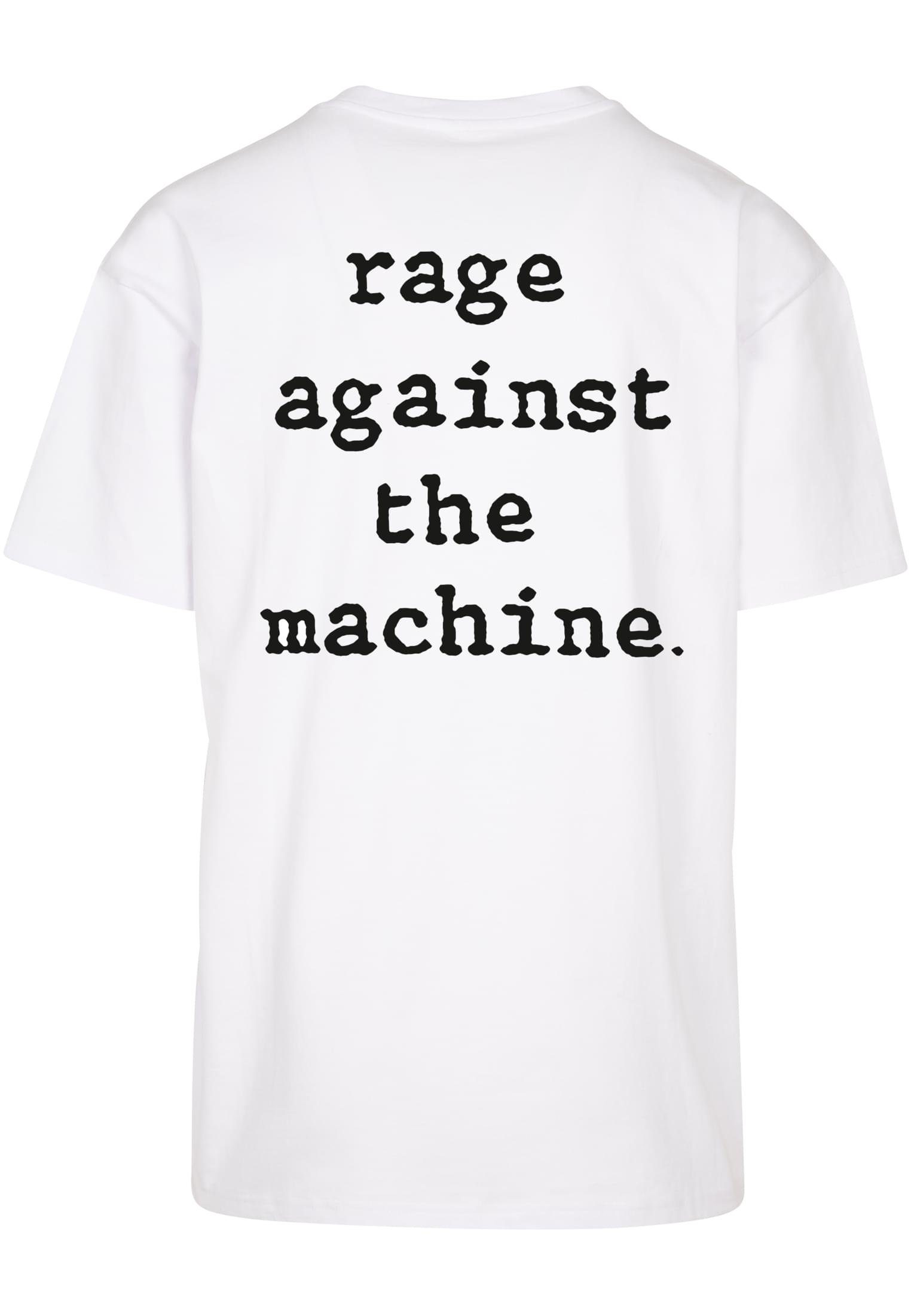 by Herren Oversize Against Upscale Rage Mister (1-tlg) Machine Tee the Tee Kurzarmshirt