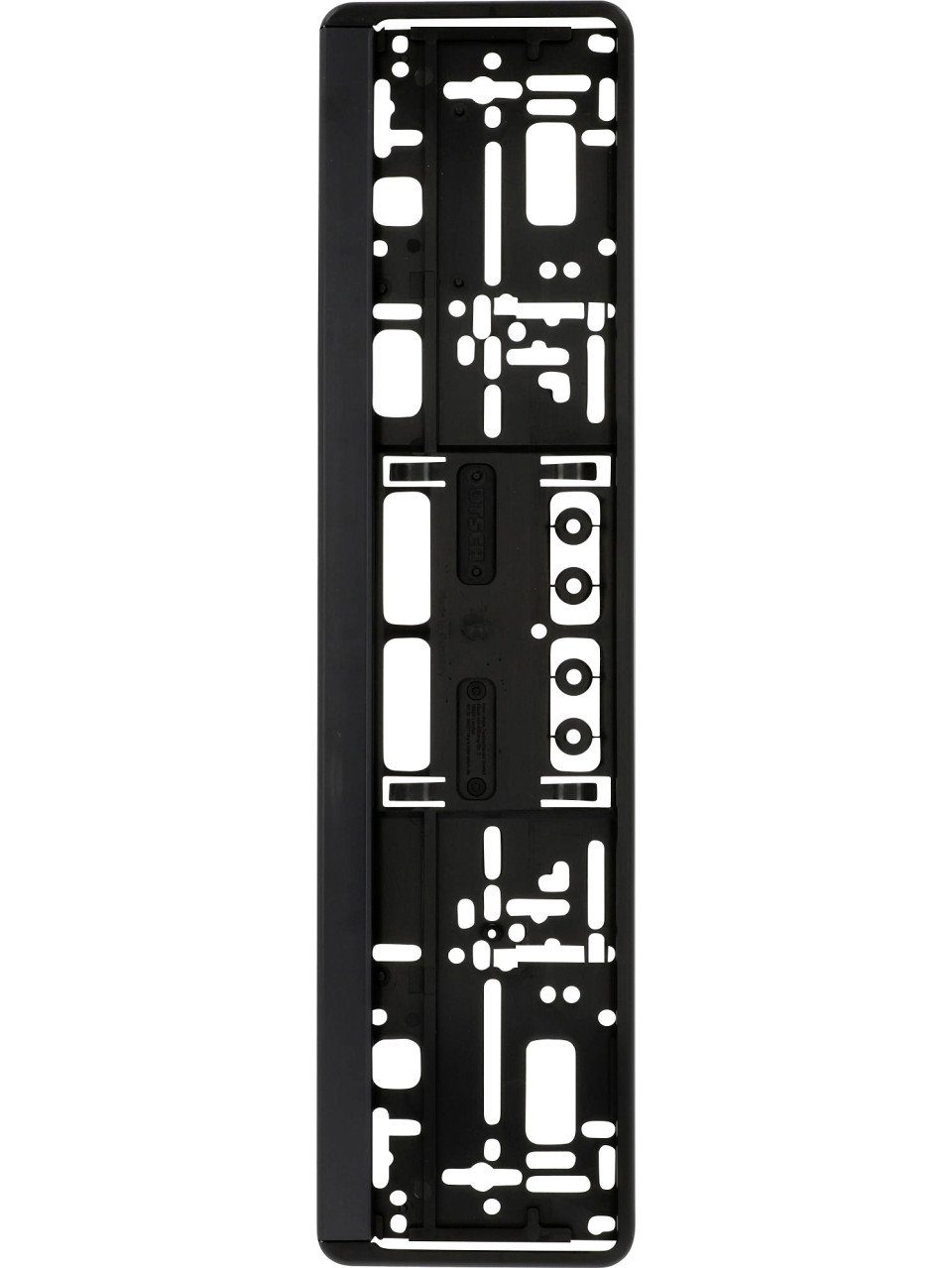 UNITEC Metallschild UniTec Kennzeichenhalterung schwarz günstig online kaufen