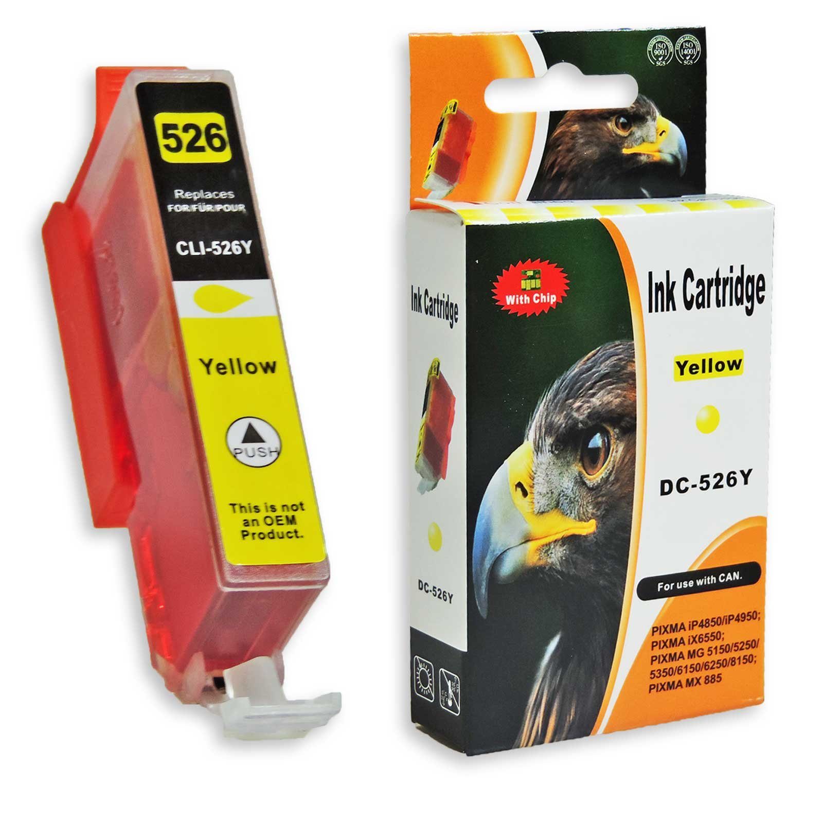 Kompatibel Canon PGI-525, CLI-526 Multipack 10-Farben (2x Schwarz, 2x Tintenpatrone (895)