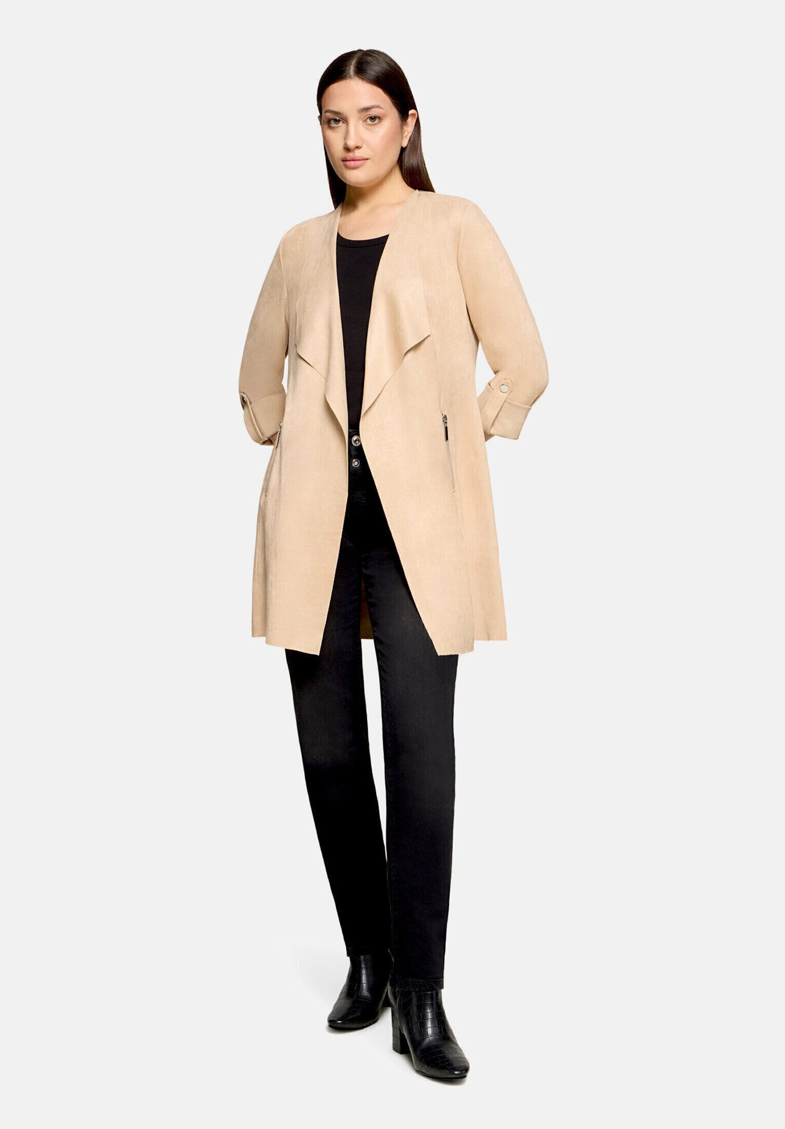 Jackenblazer Damen ohne Verschluss