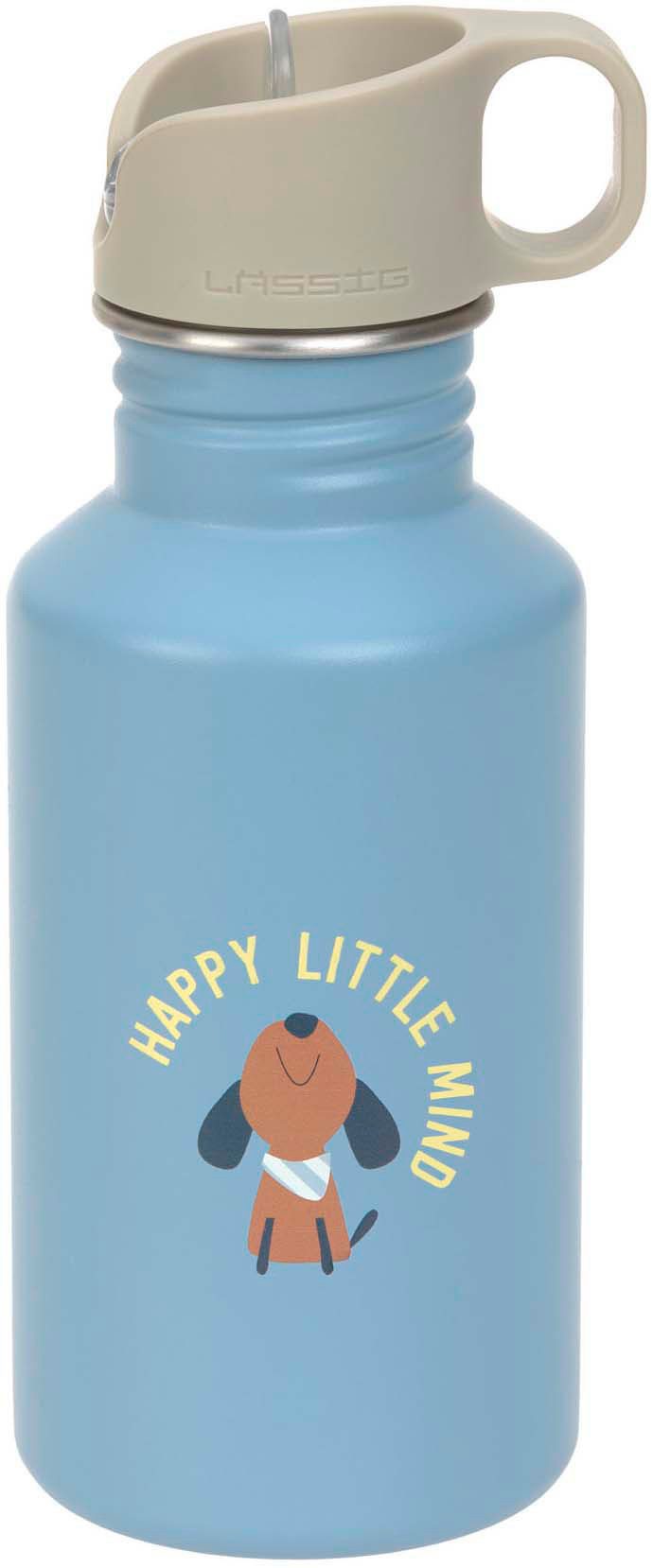 LÄSSIG Trinkflasche Pattern Party blue, inkl. Sportverschluss