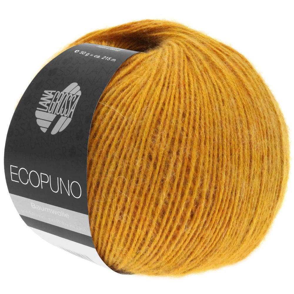 LANA GROSSA ECOPUNO Häkelwolle, 215 m (superweiches Ganzjahresgarn aus Baumwolle mit Merino und Baby Alpaka), 50 g