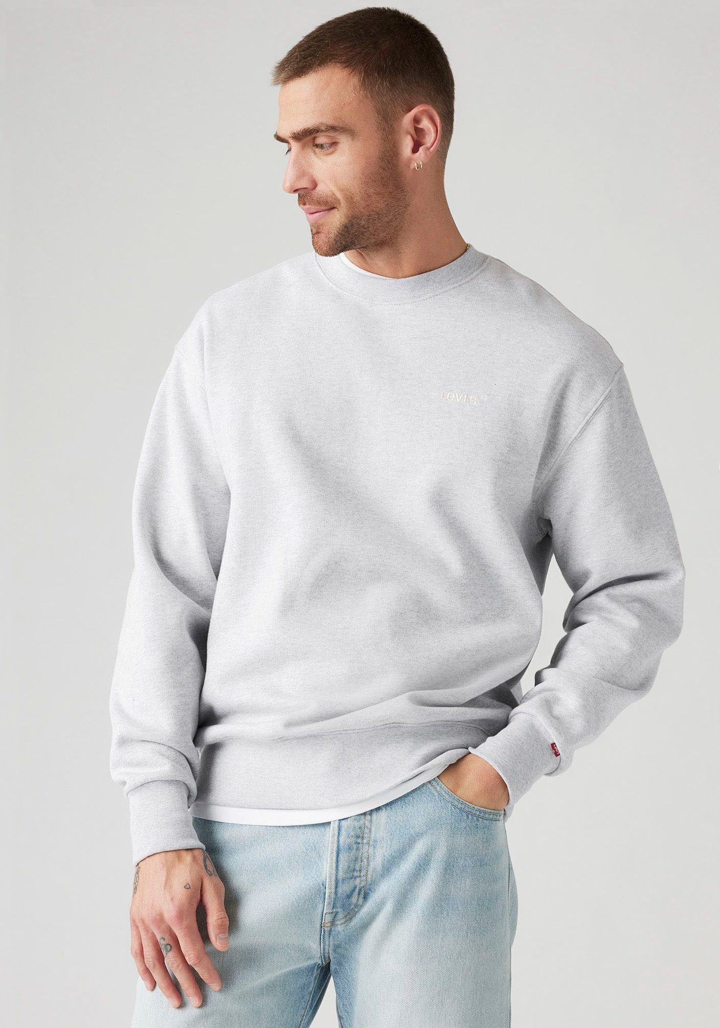 Levi's® Sweatshirt AUTHENTIC CREW mit Logostickerei günstig online kaufen