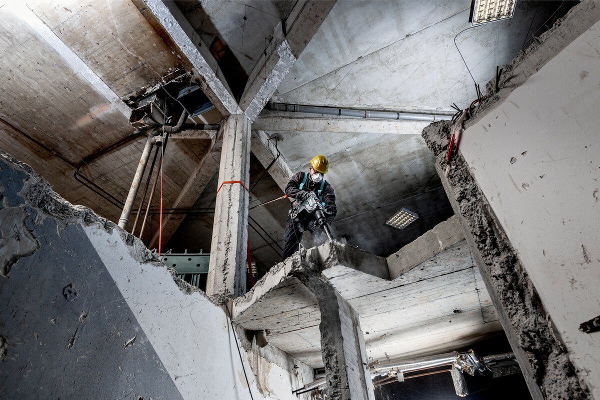 metabo Abbruchhammer MHEV 11 BL, 1500 in W, für SDS-max, Meißelhammer im Kunststoffkoffer