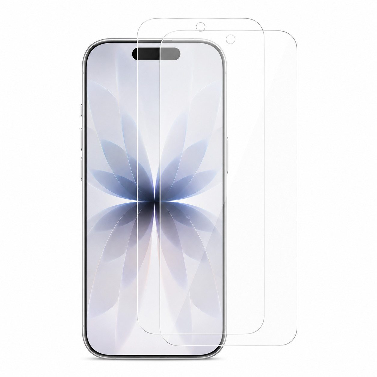 Ventarent Displayschutzglas Panzerglas für iPhone 16 Pro Max, Set, 2 Stück, transparent