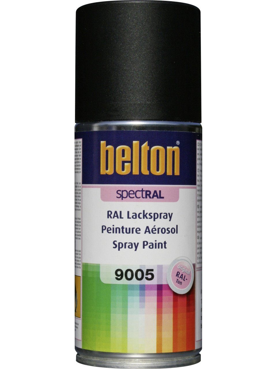 ml Spectral Lackspray Belton belton matt tiefschwarz Sprühlack 150
