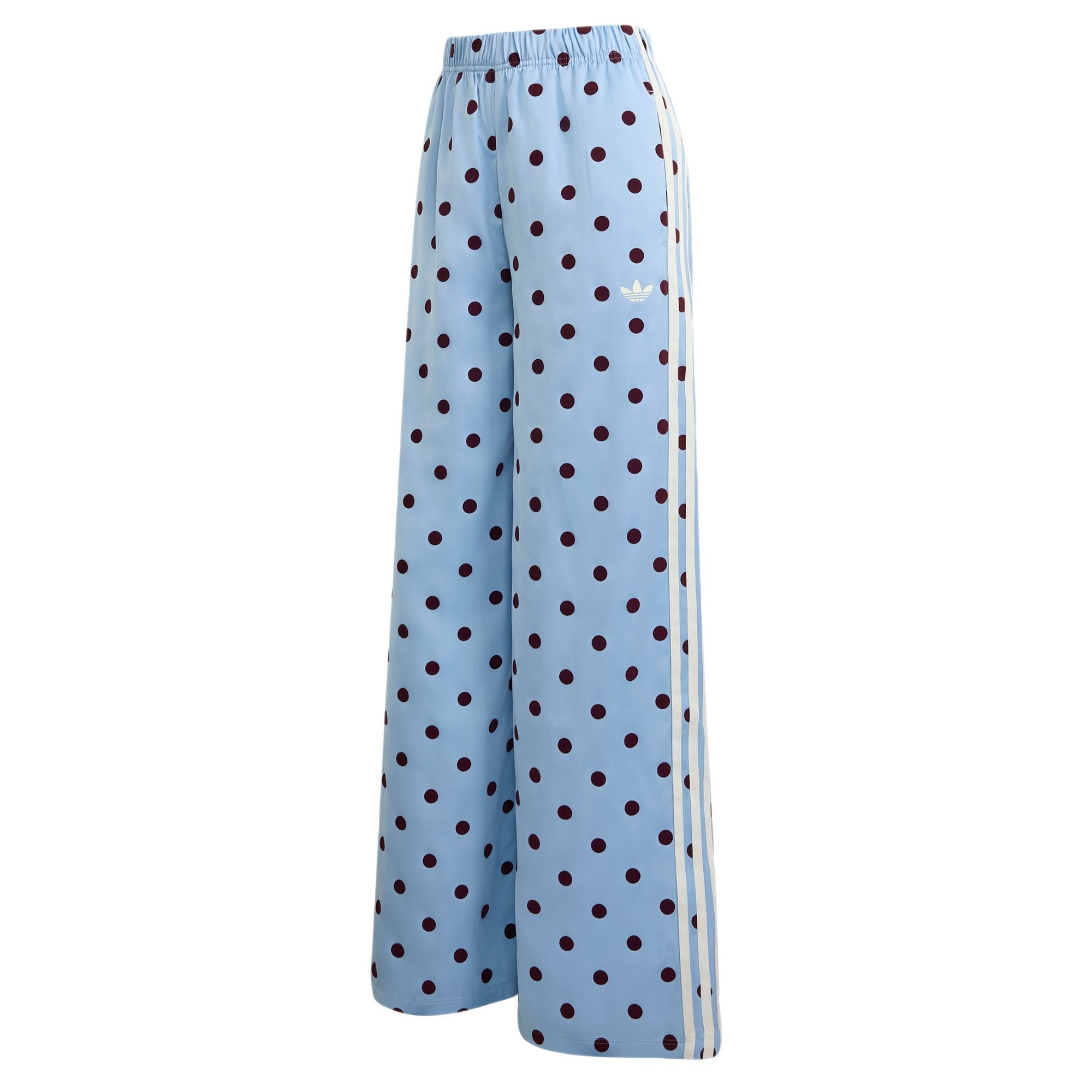 Jogginghose SATIN POLKA DOTS HOSE MIT WEITEM BEIN