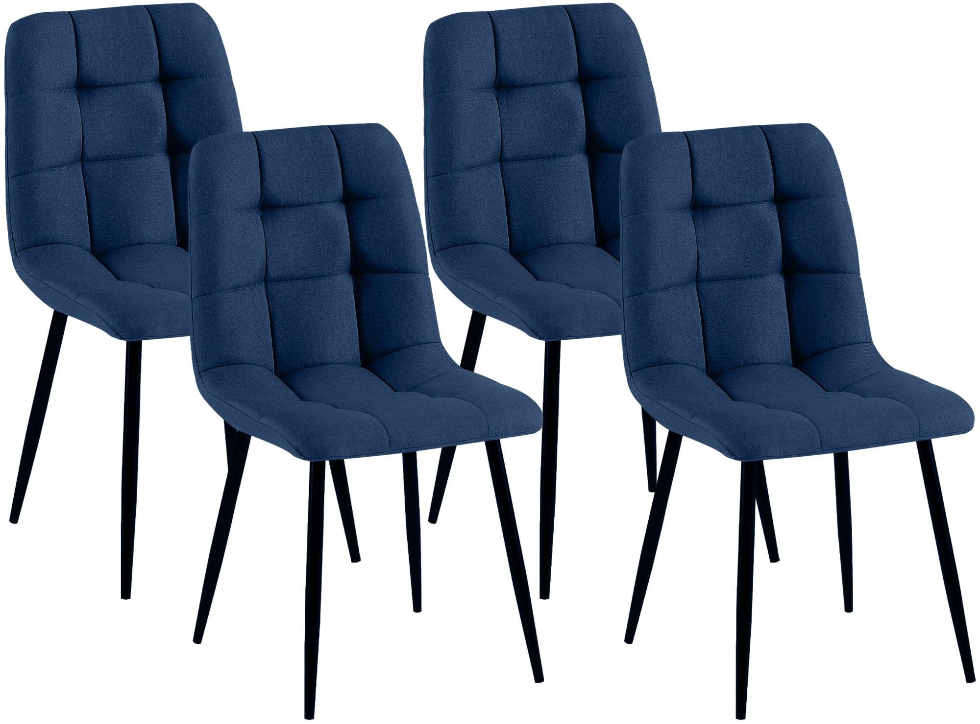 CLP Esszimmerstuhl Antibes Stoff (4er Set, 4 St), mit Stoffbezug, bis 150 k günstig online kaufen