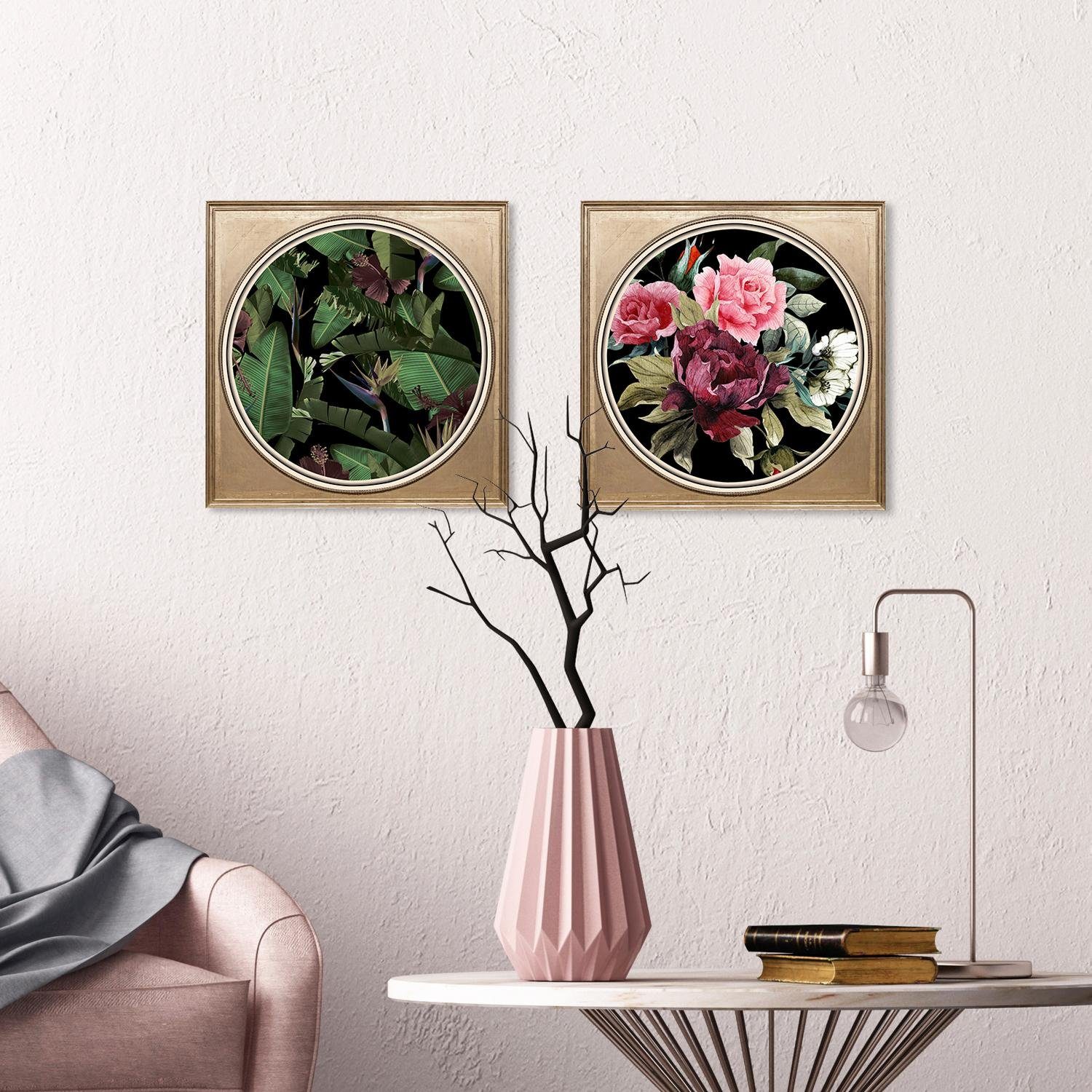 queence Acrylglasbild Tropische Pflanzen II, Blumen, Blumenbilder, Gemälde, Kunst, Pflanzen, Pflanzenbilder, Wald, Waldbilder, Fine Art-Print in Galeriequalität