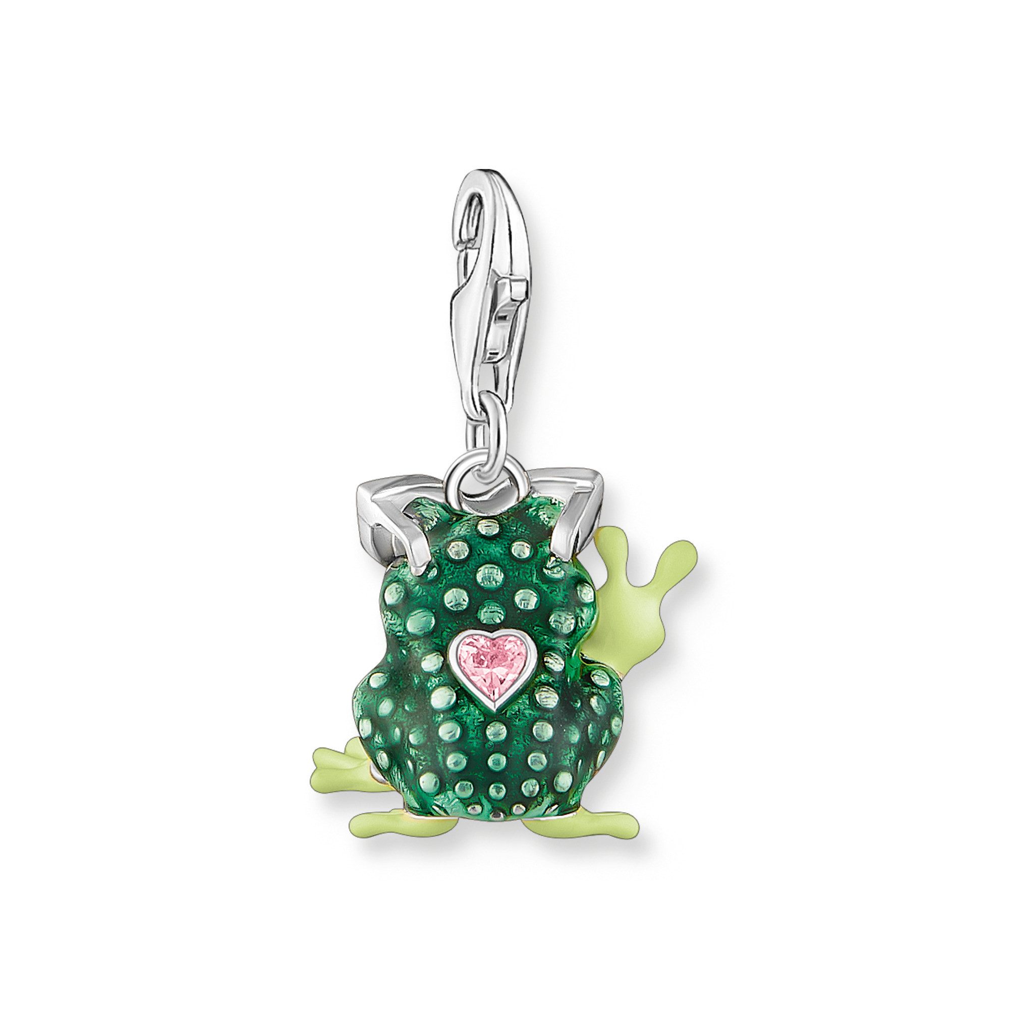 THOMAS SABO Charm-Einhänger Frosch-Optik mit Sonnenbrille bunt, mit Zirkonia (synth)