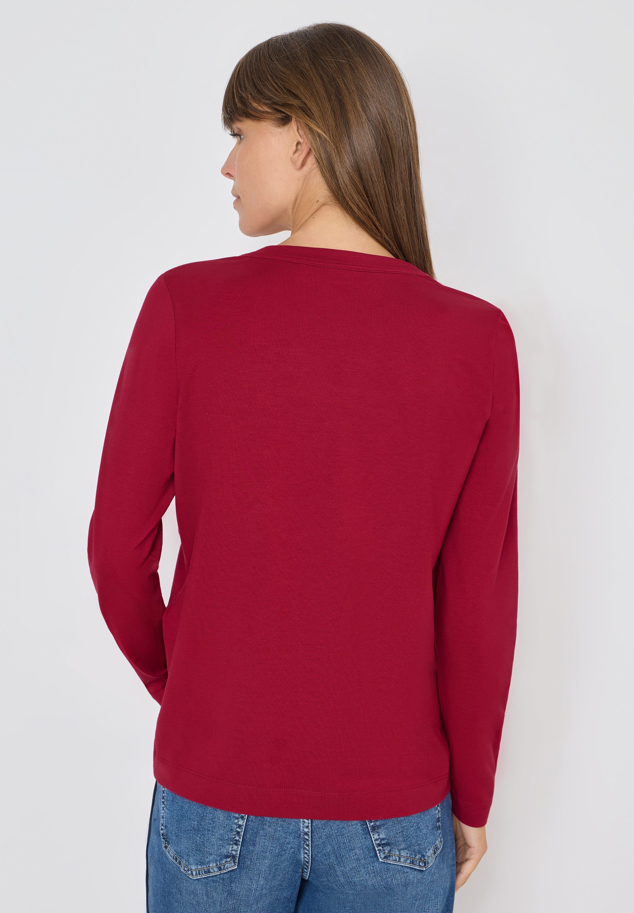 CECIL Langarmshirt im soften Baumwoll-Mix günstig online kaufen