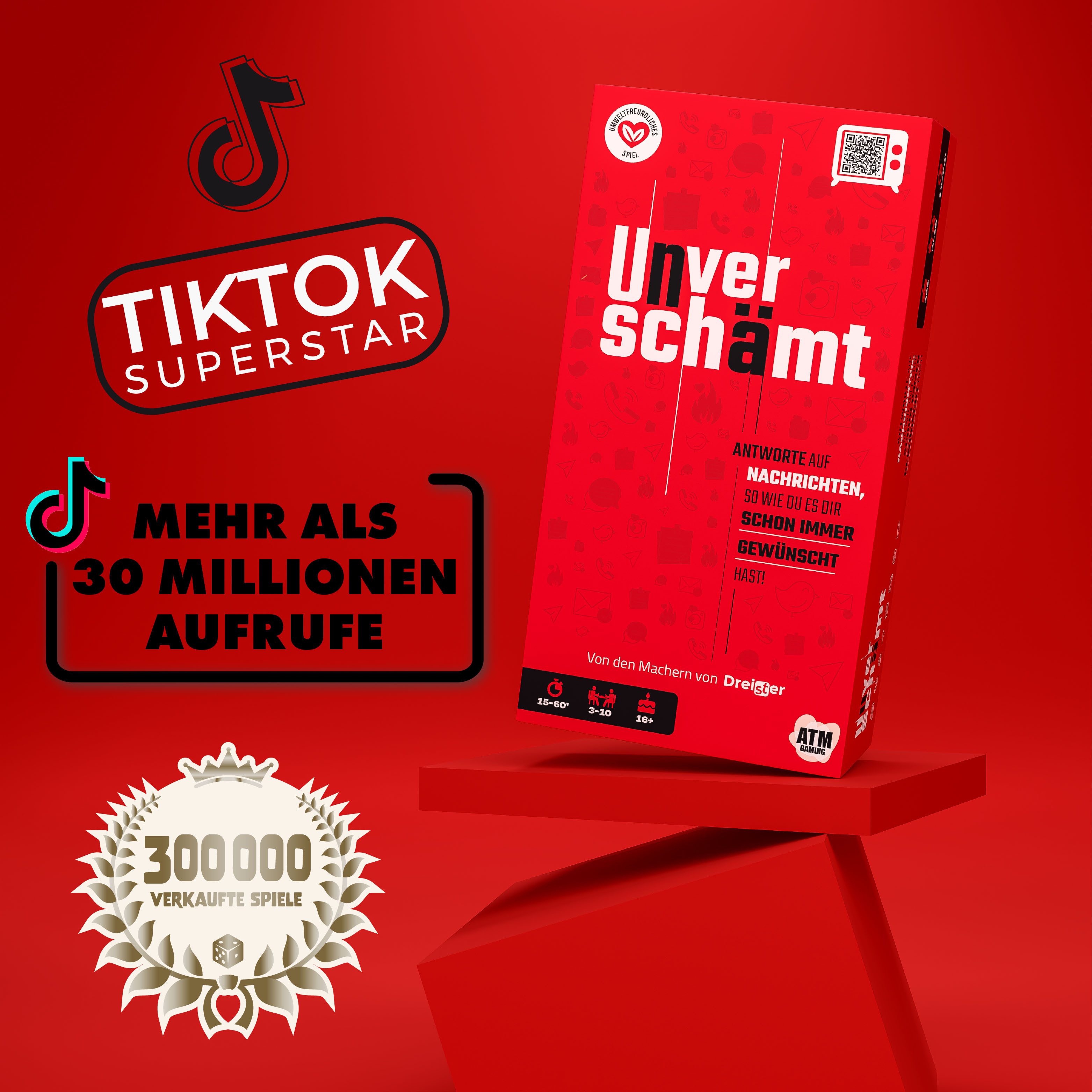 ATM GAMING Spiel Unverschämt, Familienspiel, Made in Germany