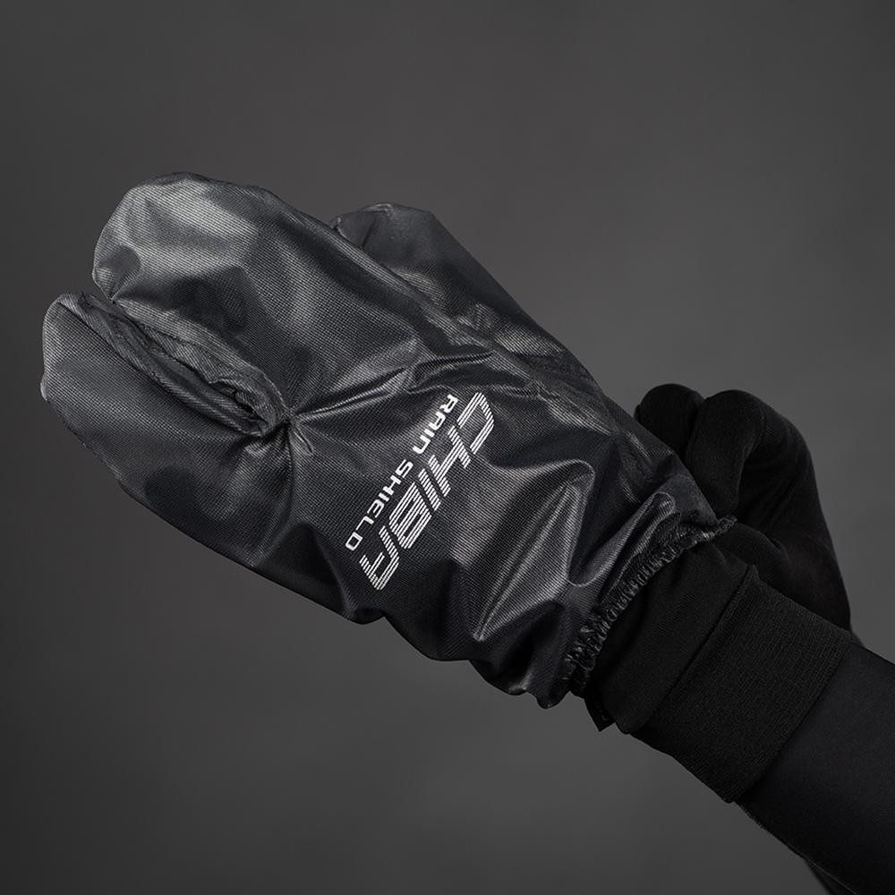 Chiba Fahrradhandschuhe CHIBA Rain Shield Superlight - Überzughandschuh Lobster-Stil, wind- &