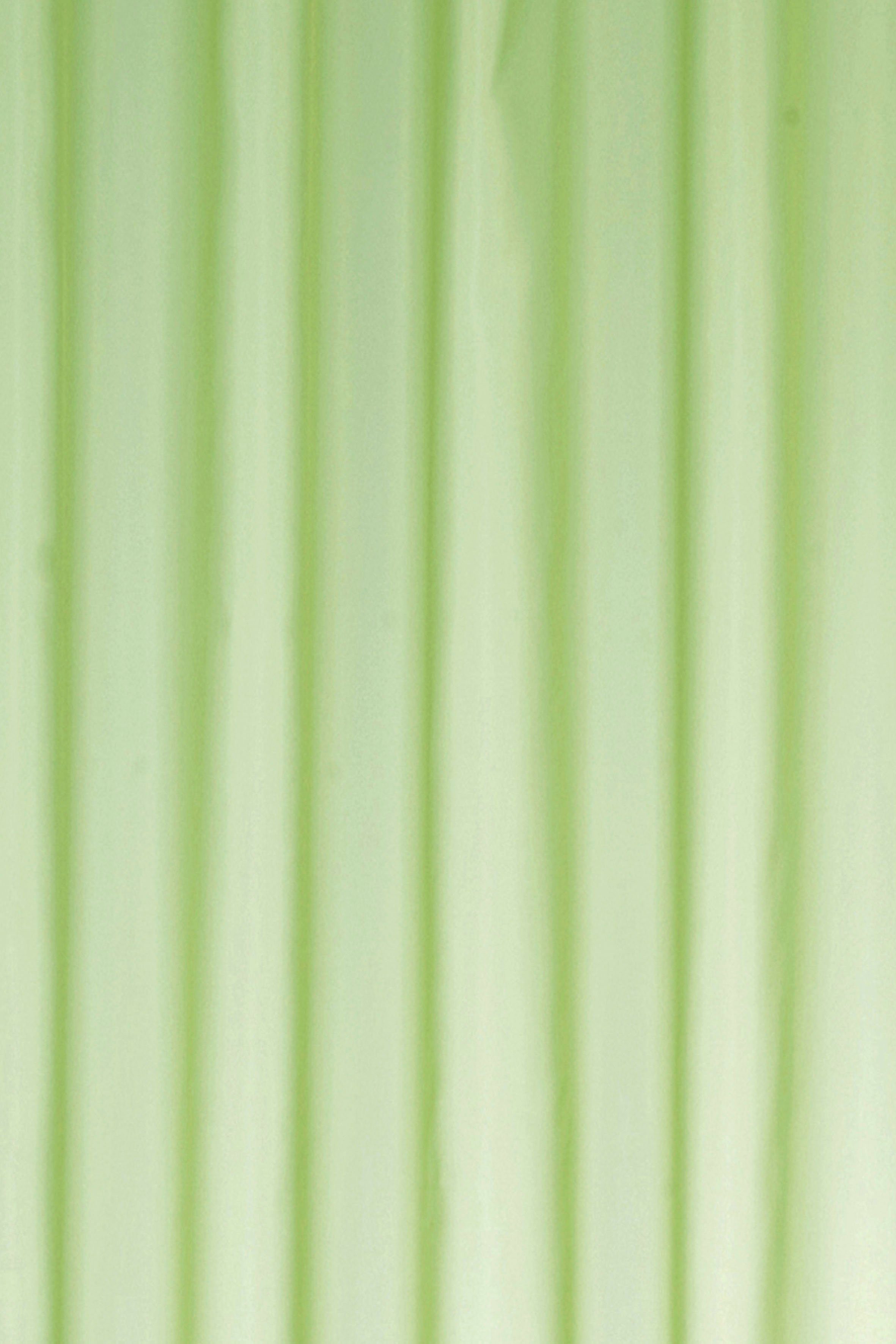 Gardine Sevilla, ELBERSDRUCKE, Schlaufen (1 apfelgrün für Voile, 300x140 halbtransparent, cm Wohnzimmer, transparent Schlaufenschal Kräuselband St), mit