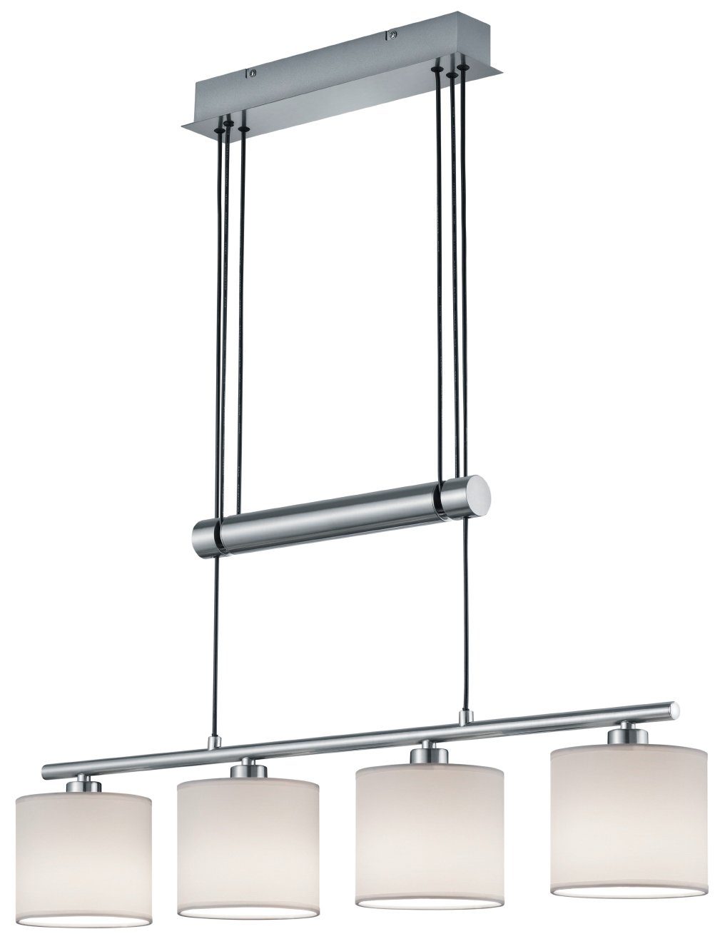 TRIO Leuchten Pendelleuchte Garda, Seilzugmechanismus, Hängelampe, Hängeleu günstig online kaufen